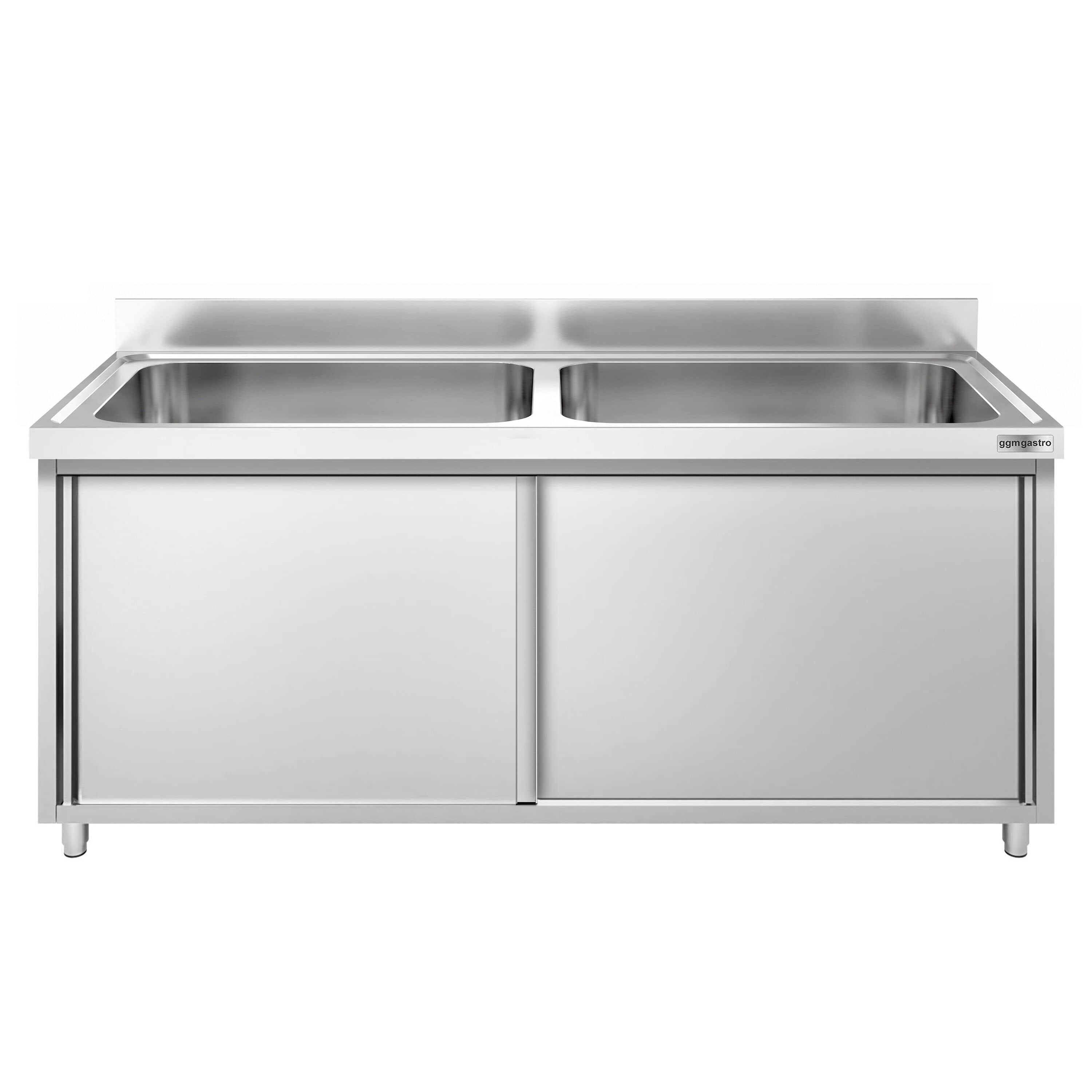 Dulap pentru spălarea vaselor PREMIUM – 1800 x 600 mm – cu 2 chiuvete — 4