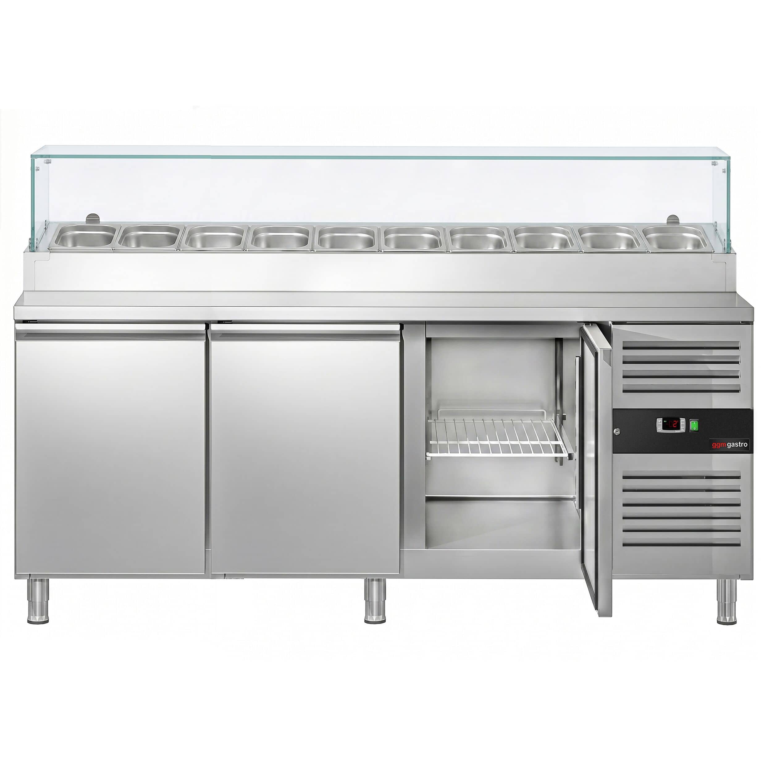 Saladetă PREMIUM - 2020x800 mm - 3 uși - pentru 10x GN 1/3 — 5