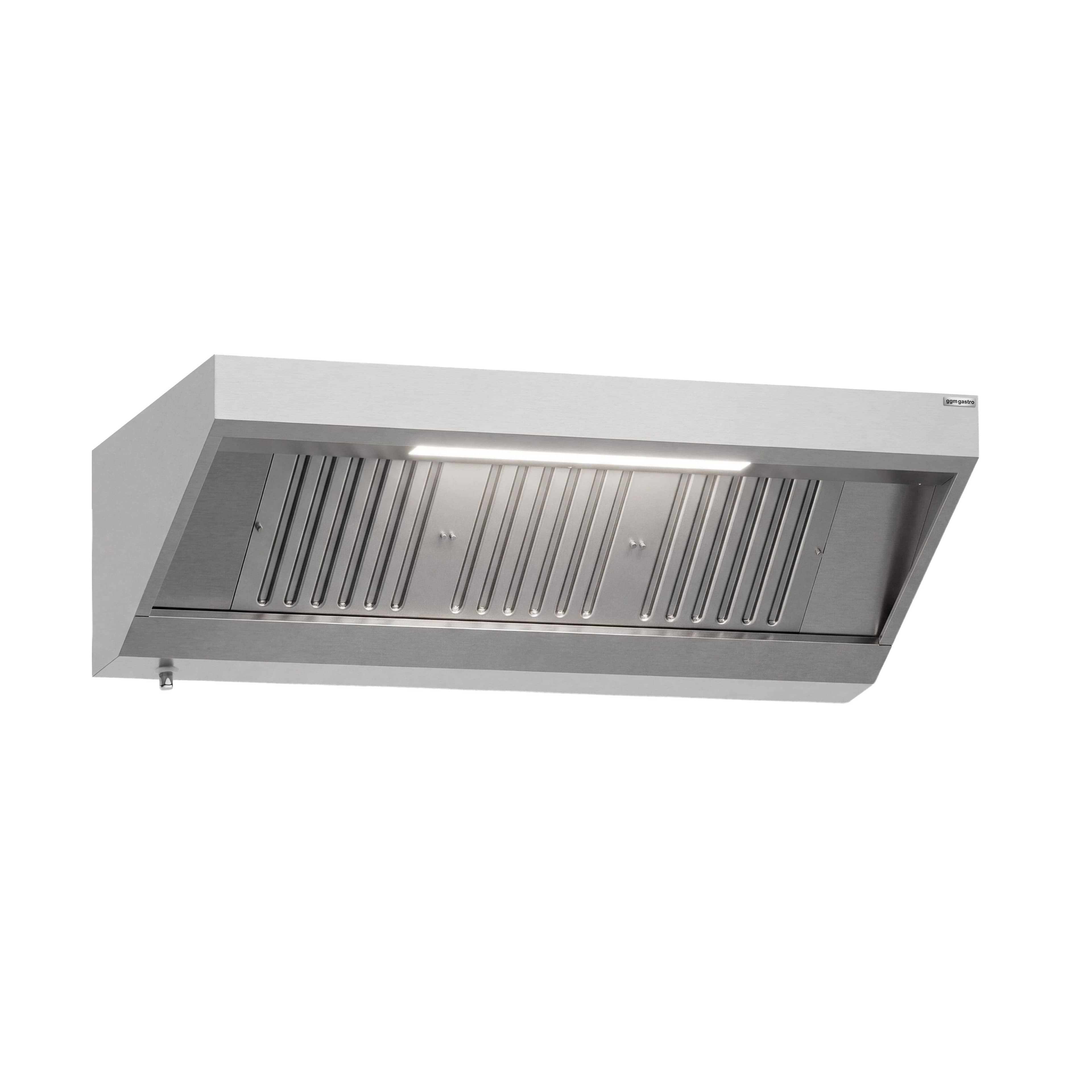 Hotă de perete fără motor - Lungime 1600 mm - adâncime 900 mm - filtre labirint și iluminare LED — 2