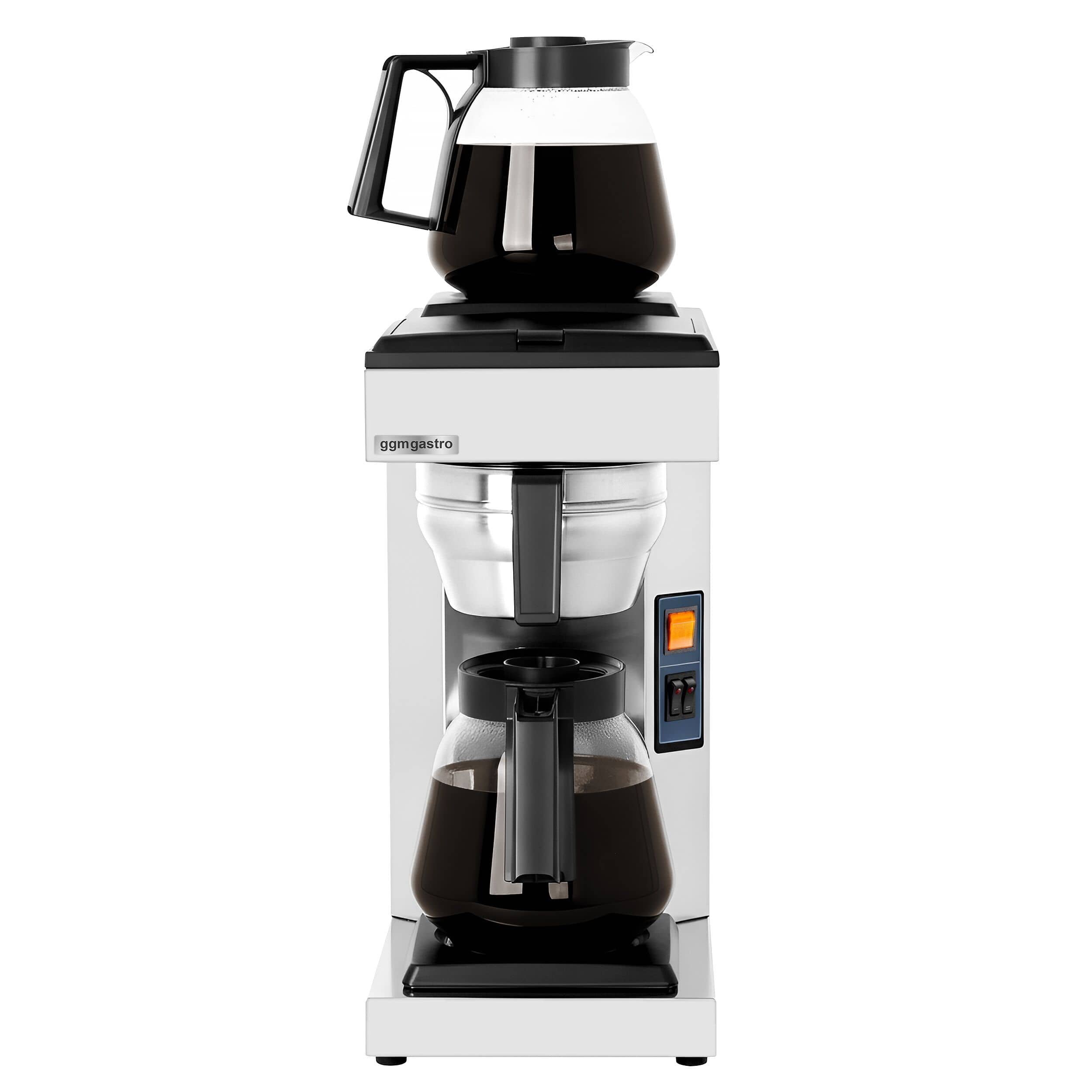 Aparat de cafea cu filtru – 1,8 litri – cu 2 plăci de menținere a căldurii și sistem termokinetic – include 2 carafe din sticlă — 5