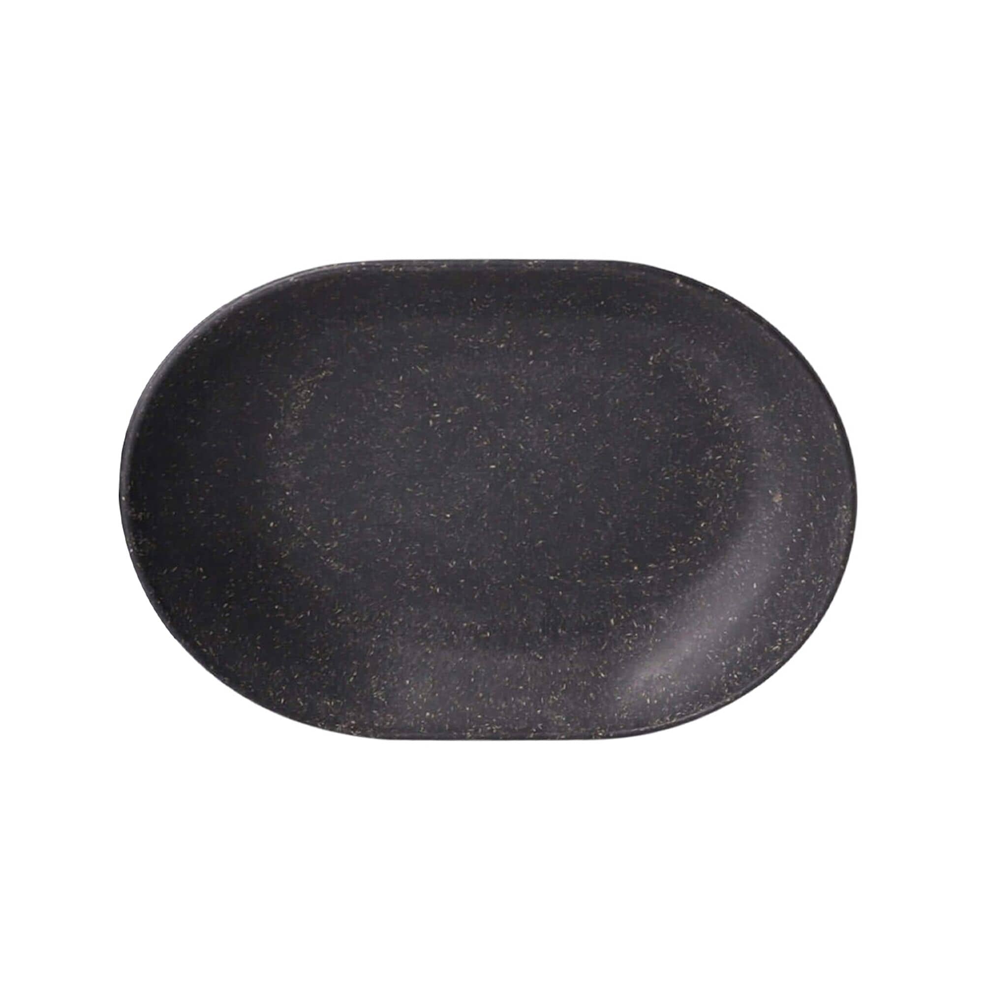 (60 bucăți) Tăvițe reutilizabile pentru gustări - 135x184mm - ovale - gri — 4