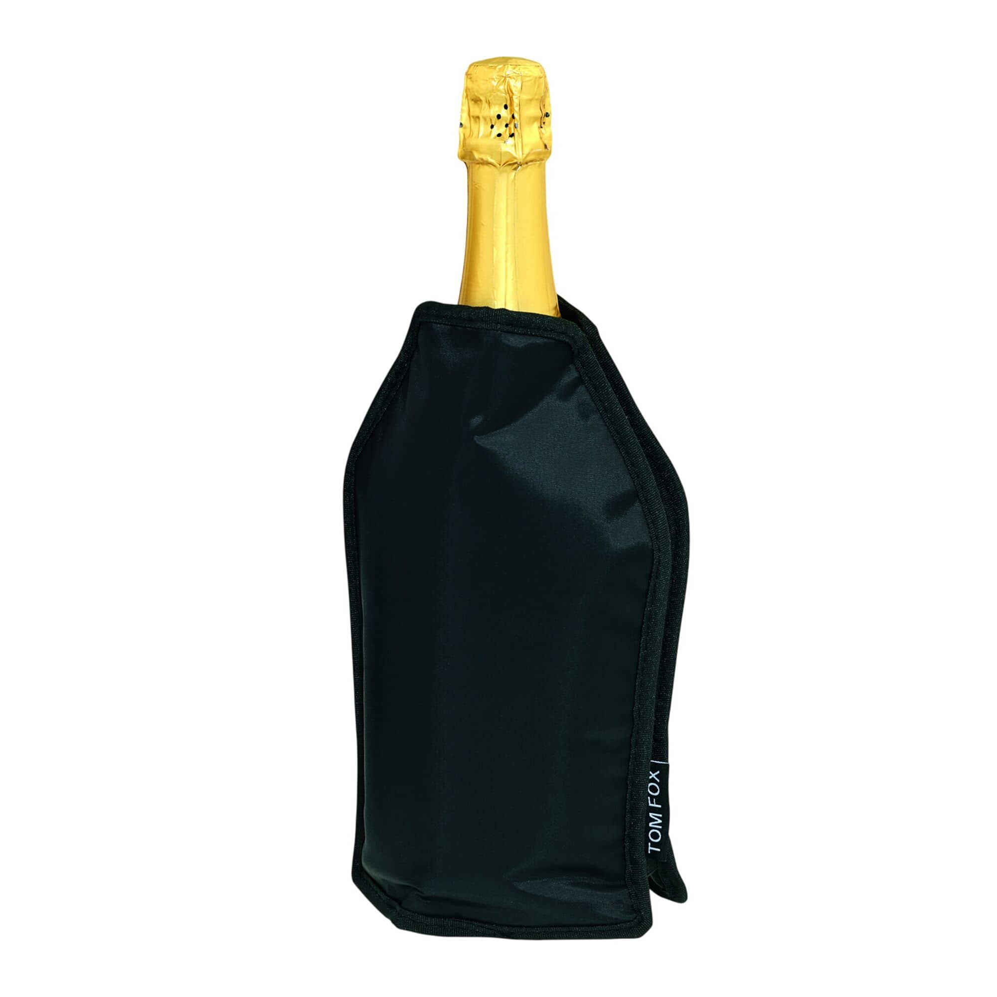 (6 bucăți) FUCHS | Manșon flexibil pentru sticle de vin și șampanie - Negru — 2