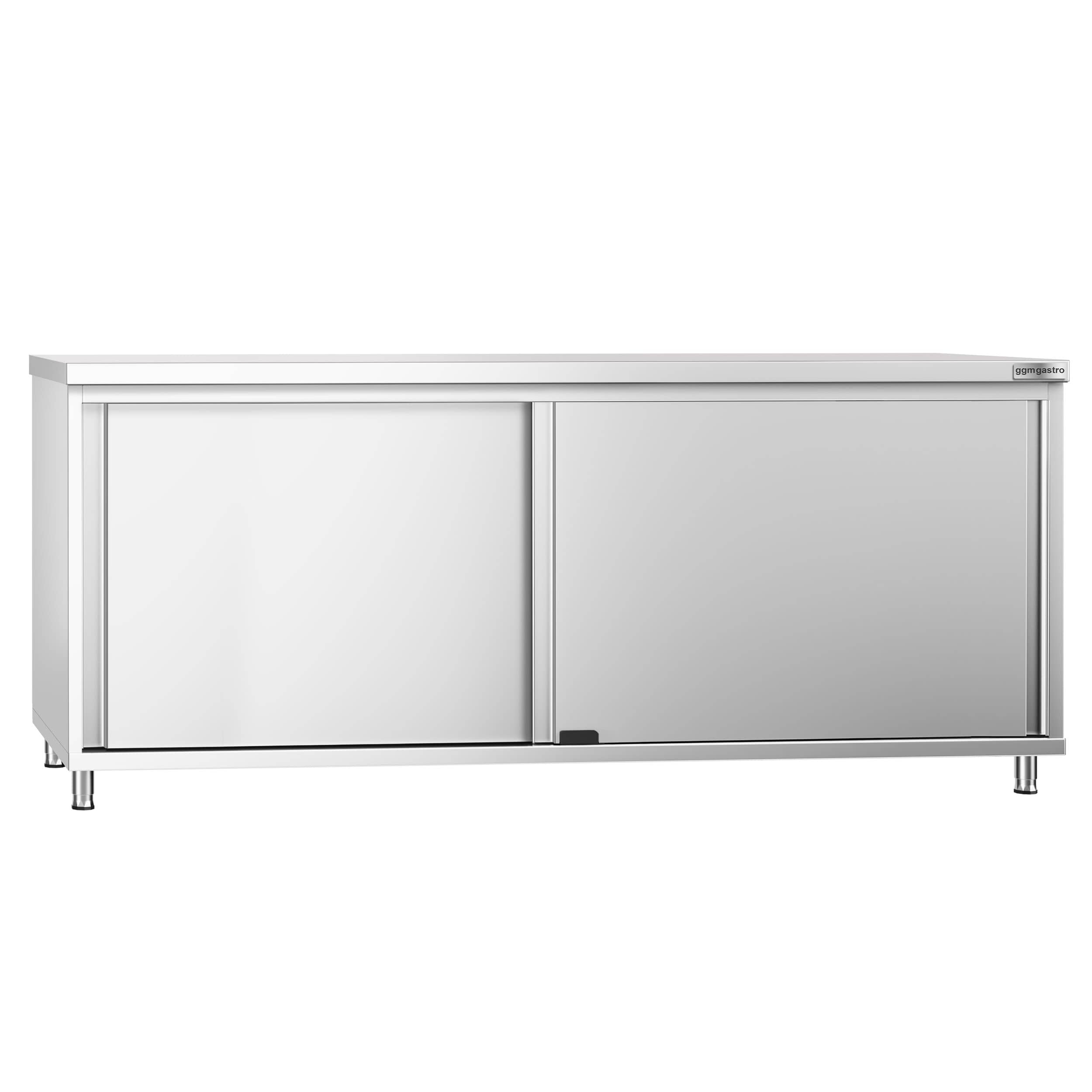 Dulap de lucru din oțel inoxidabil PREMIUM - 2000 x 700 mm - cu ușă glisantă — 4