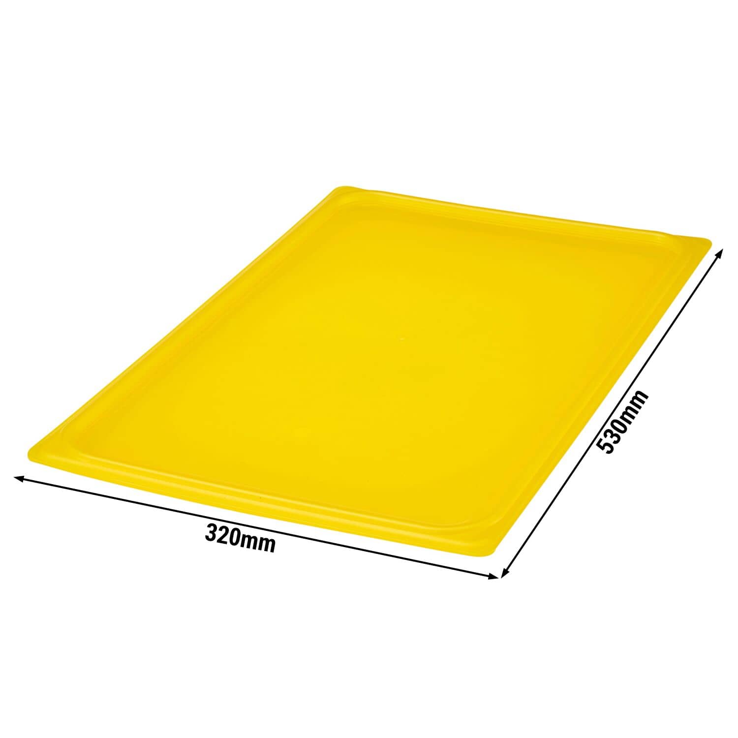 (6 bucăți) CAMBRO | SafeTrak - Capac din polipropilenă GN 1/1 - Galben — 3