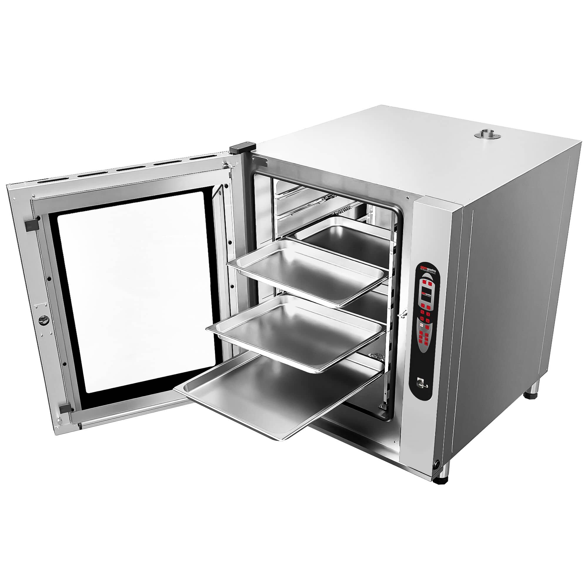 Cuptor convecție abur - Digital - Afișaj LCD de 2,4″ - 10x GN 2/1 sau 20x GN 1/1 - incl. Sistem de spălare — 6