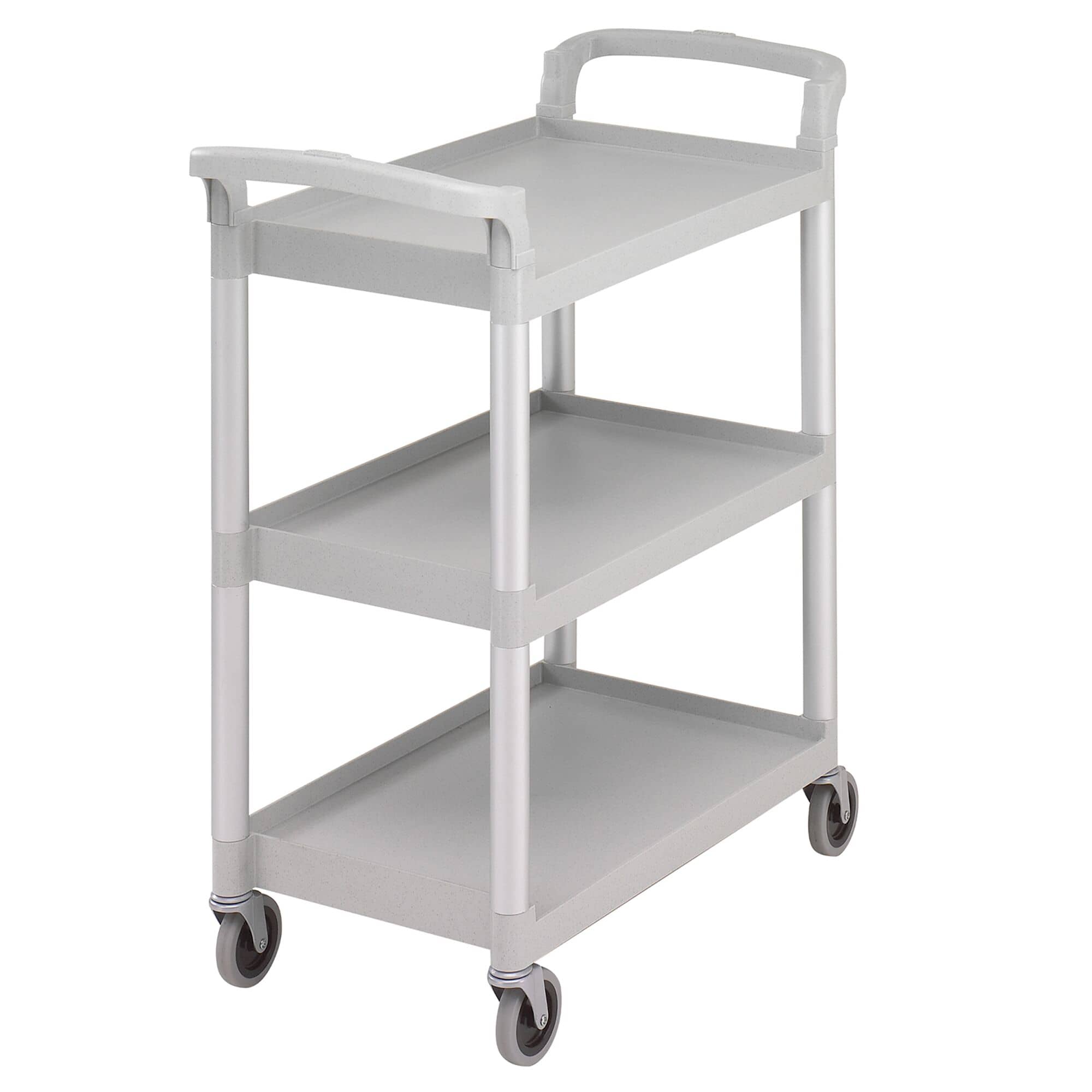 CAMBRO | Cărucior de servire din polipropilenă - 965x410mm - cu 3 rafturi - gri speckled — 4