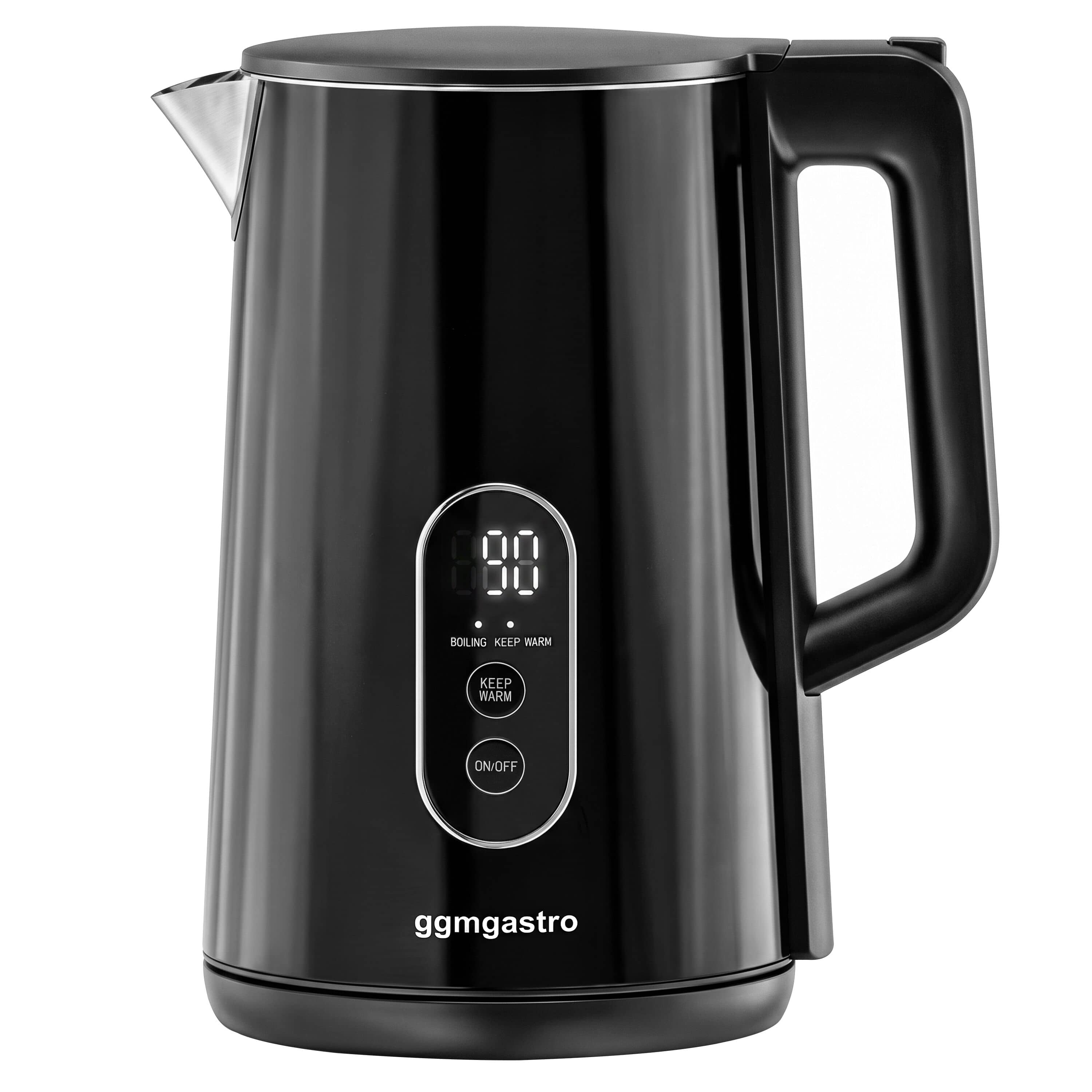 Fierbător de apă – 1,7 litri – 1,5 kW – digital – negru — 2