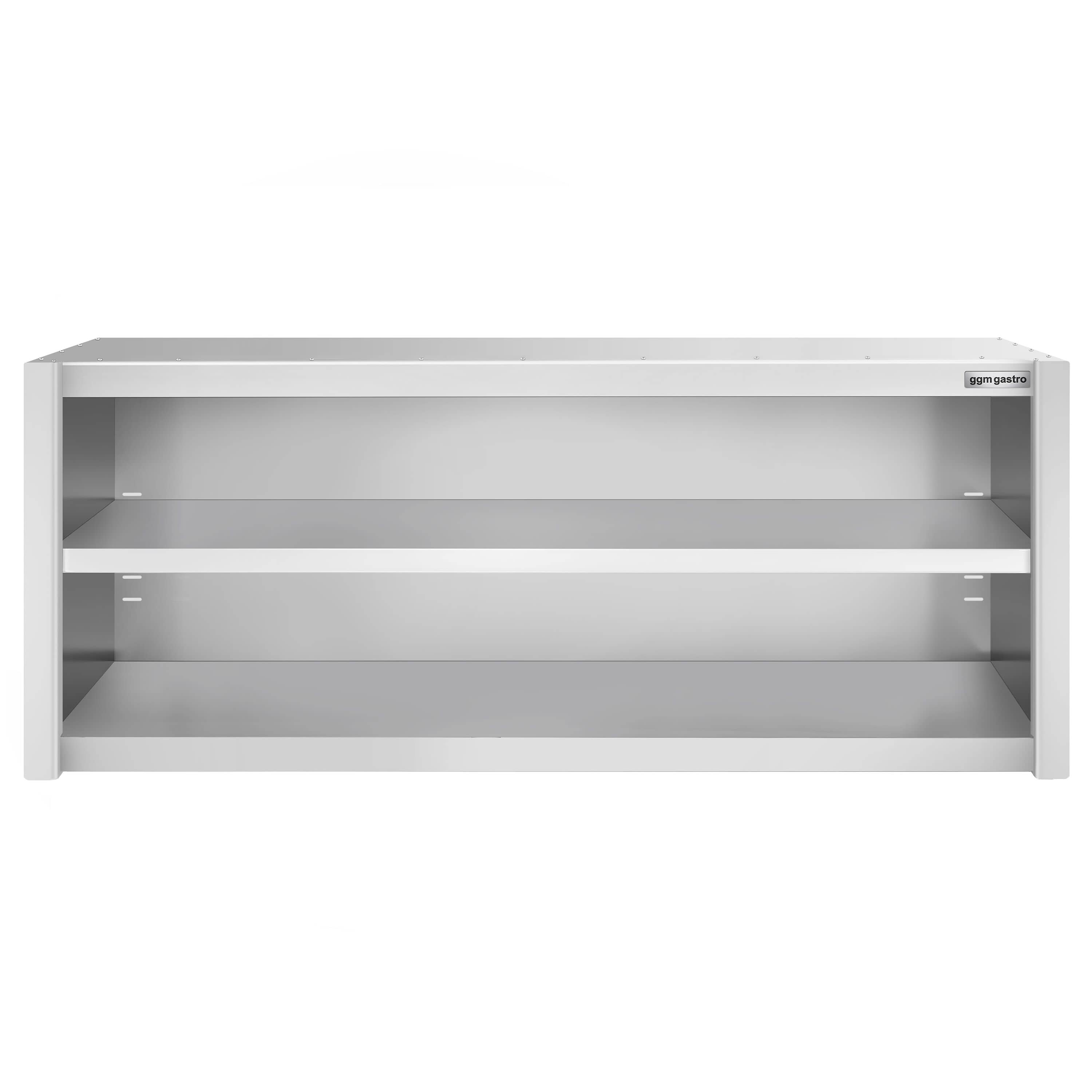 Dulap de perete din oțel inoxidabil PREMIUM - 2000x400 mm - deschis - 650 mm înălțime — 4