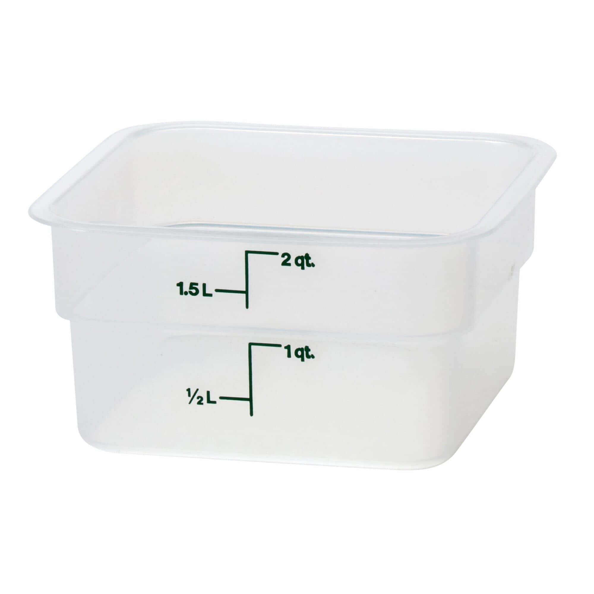 (6 bucăți) CAMBRO | CAMSQUARES® - Recipient - 1.9 litri - Transparent — 5