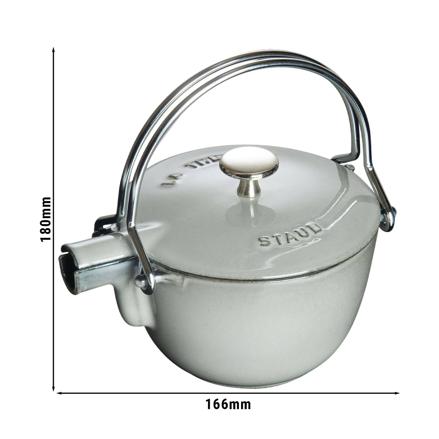 STAUB | SPECIALITIES - Ceainic - 1.1 litru - Fonta - Gri grafit — 3