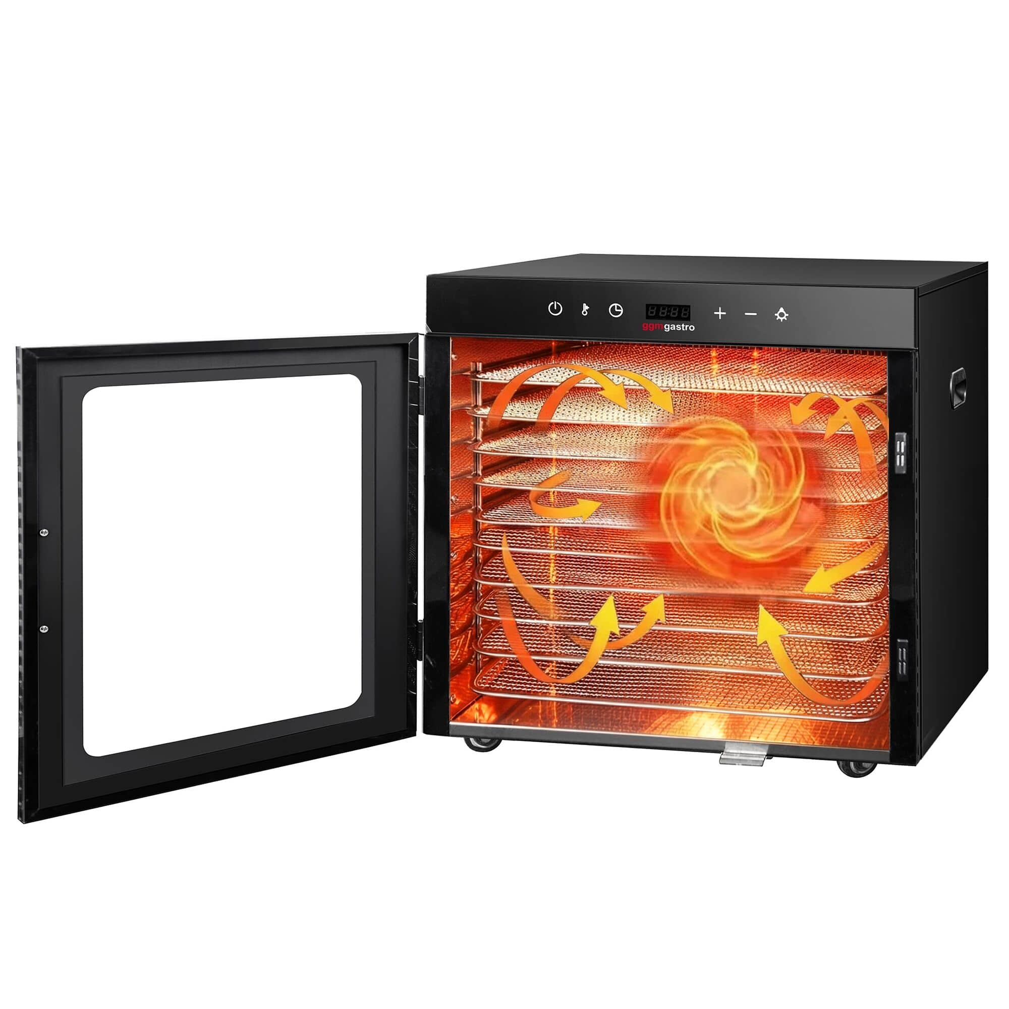 Deshidrator alimentar - inclusiv 10 tăvi de uscare - oțel inoxidabil - 800 W — 8