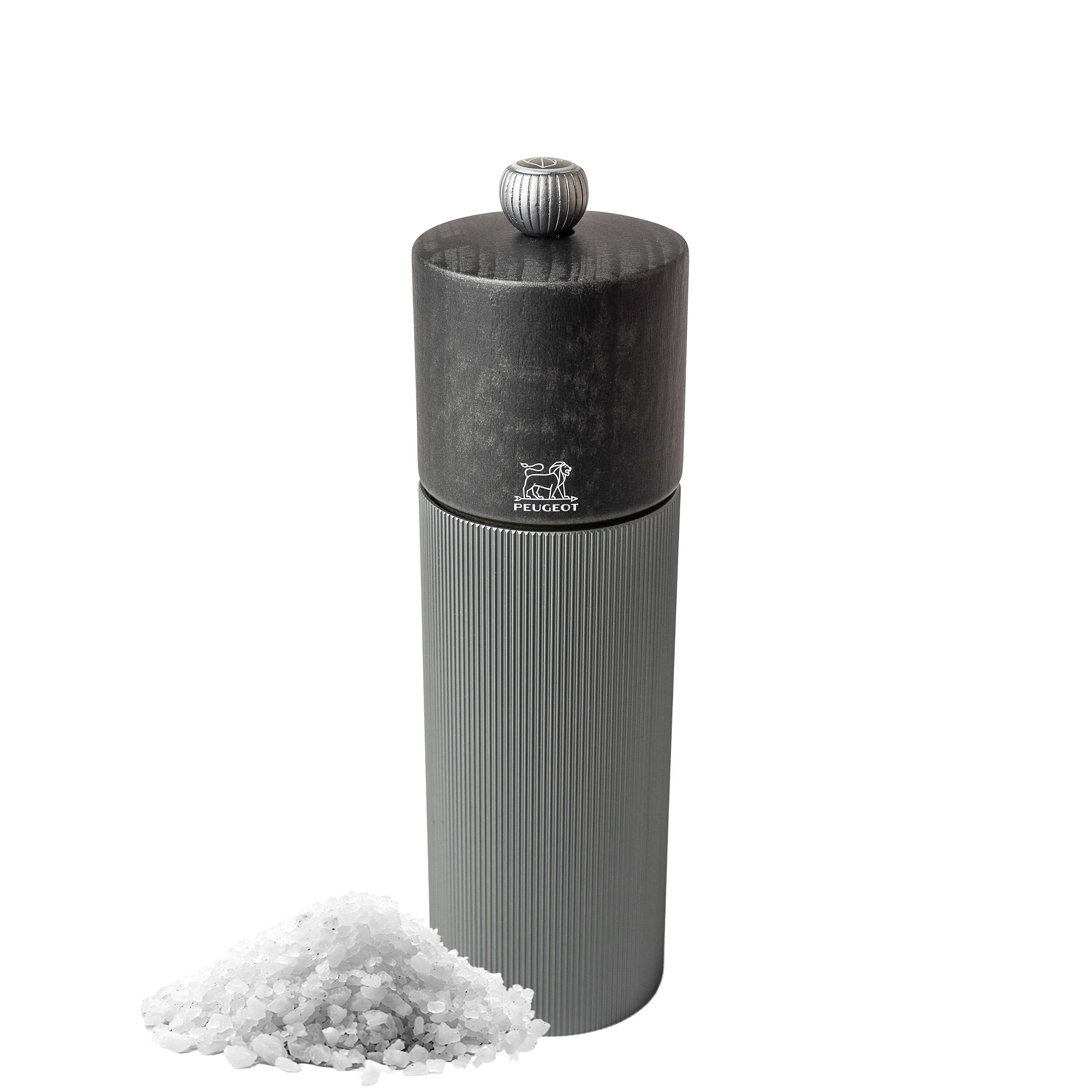 (6 bucăți) PEUGEOT | LINE - Râșniță de sare - Lemn/carbon - Grafit - Înălțime: 180 mm — 2
