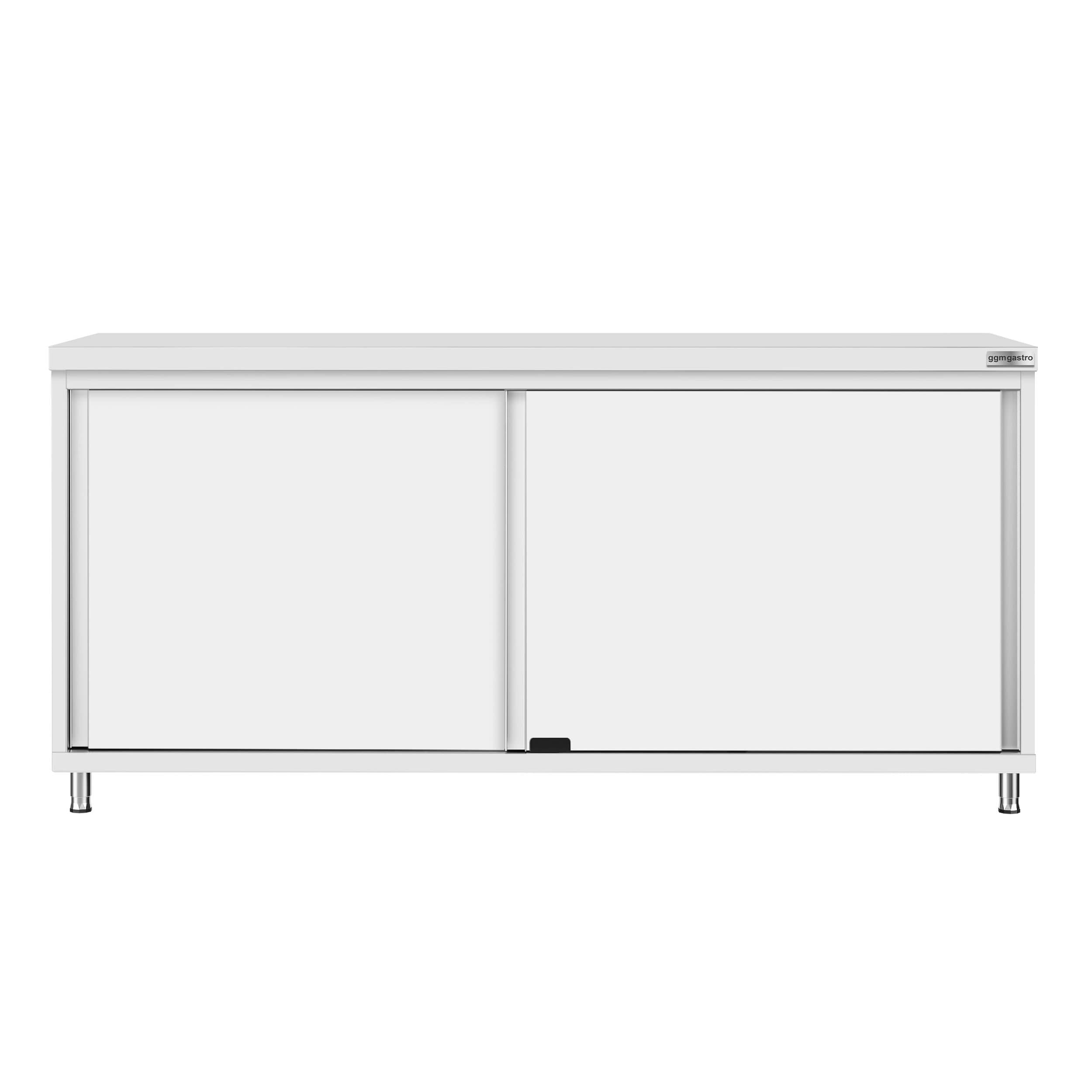 Dulap de lucru din oțel inoxidabil ECO - 1800x600 mm - uși glisante — 5