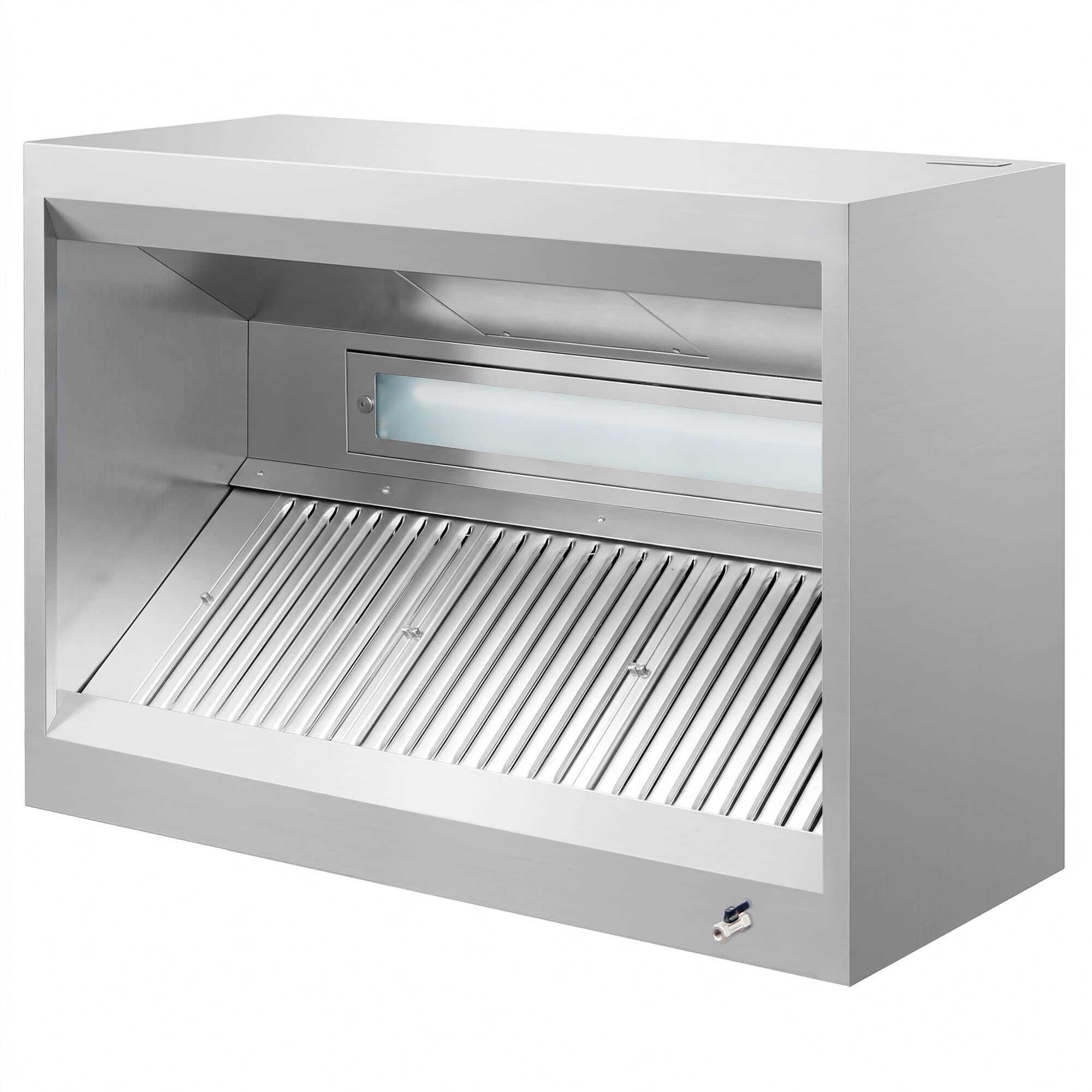 Hota cu incintă de tip inducție – 1400 mm – fără motor – cu filtru și lumină — 7