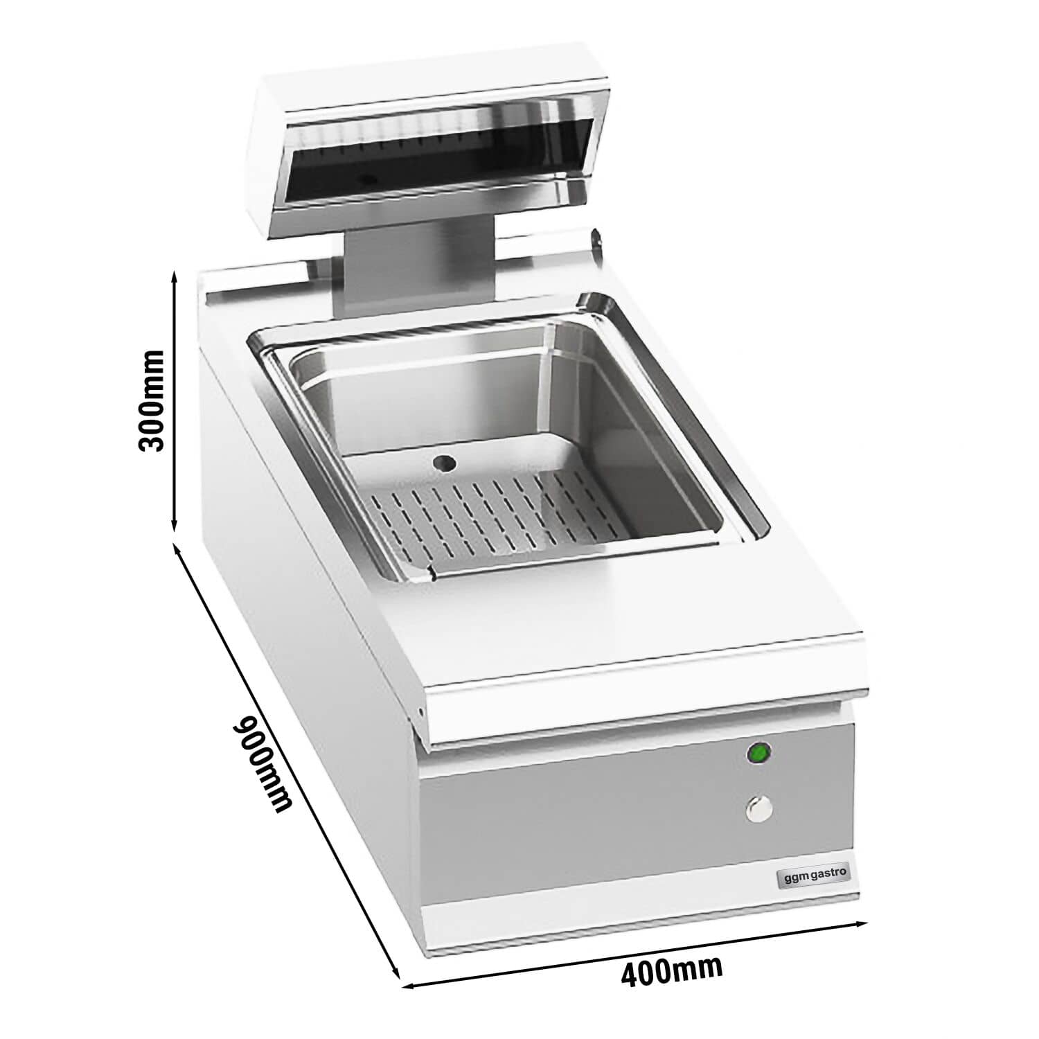 Aparat de menținut cartofii la cald / încălzitor de cartofi prăjiți - 1,10 kW - 1x GN 1/1 - de banc - linia 900 — 3