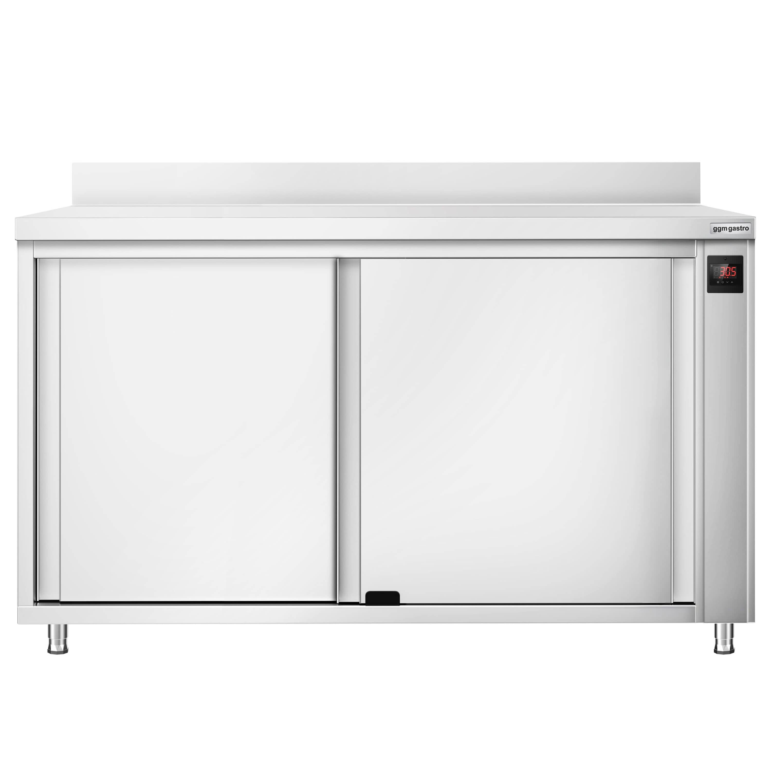 Dulap cald pentru menținerea alimentelor PREMIUM - 1,5 kW - cu uși glisante din sticlă - 1400x700x970 mm — 6