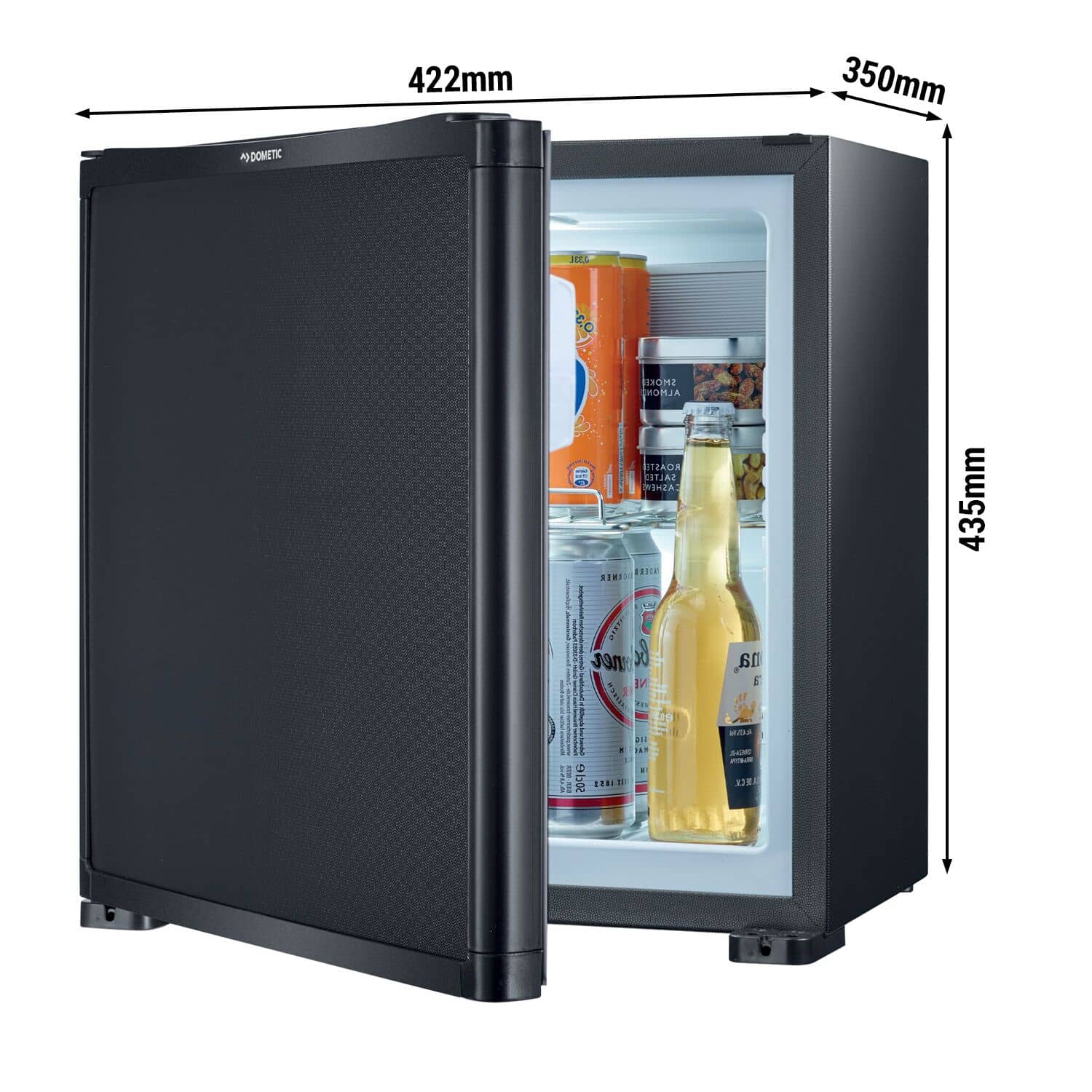 DOMETIC | Frigider minibar – RH 418 NTE – 422 mm – 20 litri – cu 1 ușă și balamale pe stânga — 3