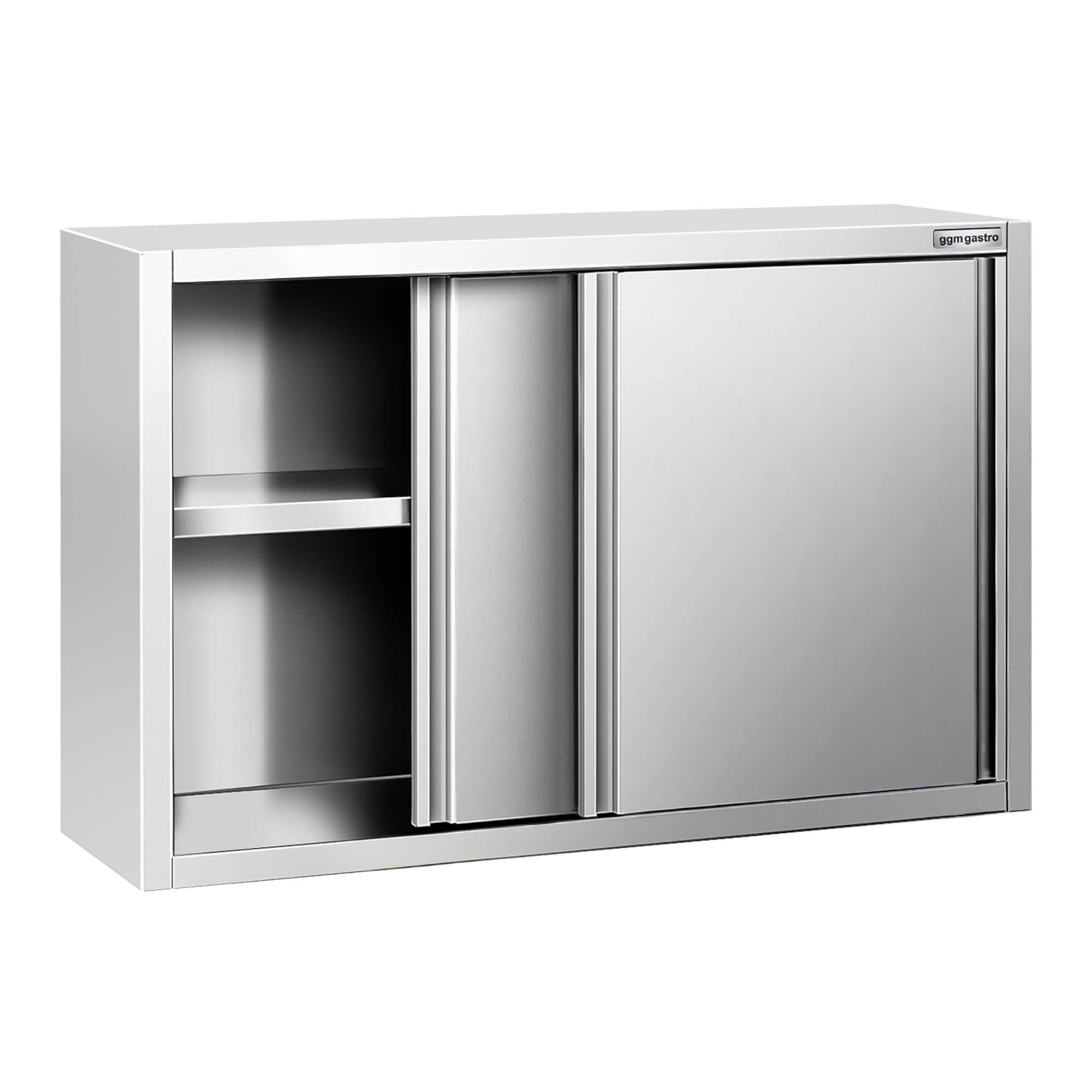 Dulap de perete din oțel inoxidabil PREMIUM - 1200x400 mm - cu uși glisante - 800 mm înălțime — 4