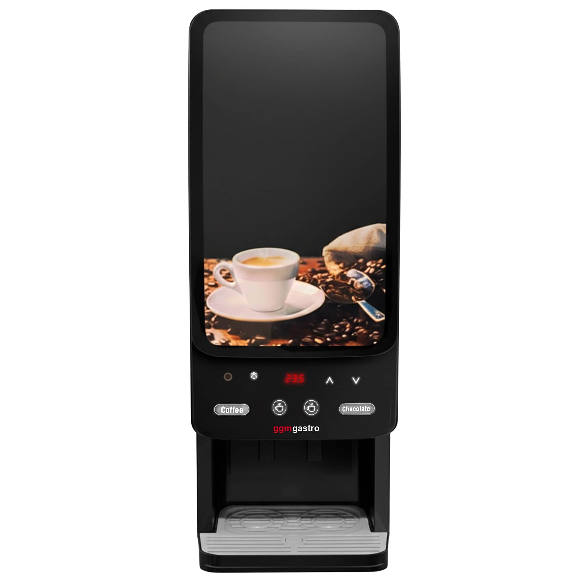 Automat pentru băuturi calde - 2 programe - Digital - 2 rezervoare pentru pulbere - Negru — 4