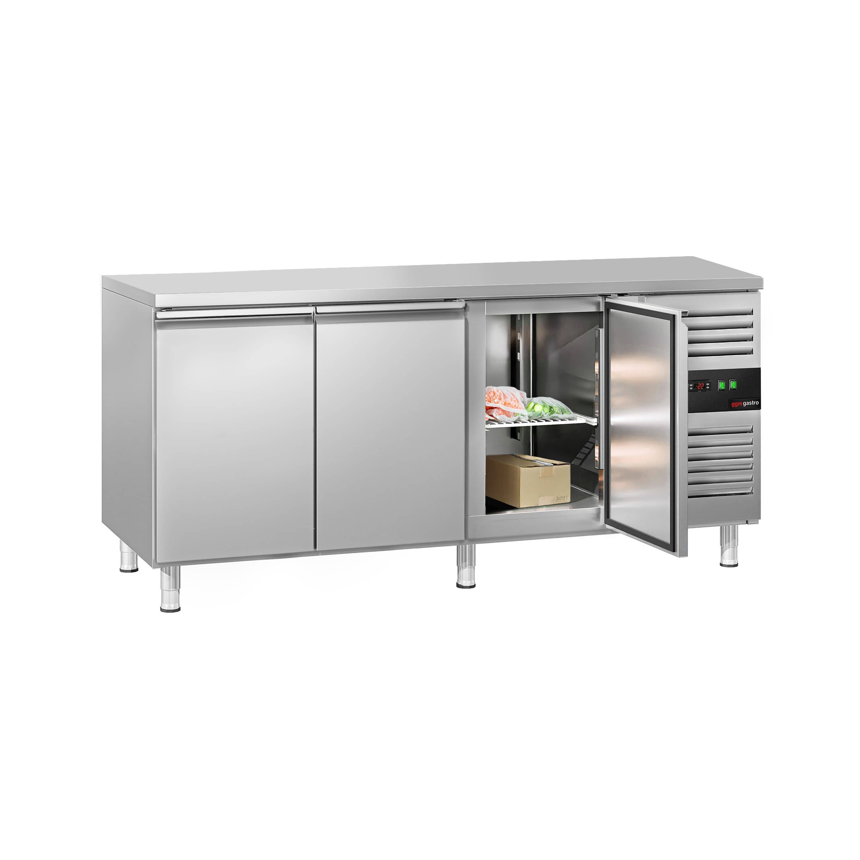 Masă congelatoare ECO - 1795x700 mm - 417 L - cu 3 uși - blat lucru — 2
