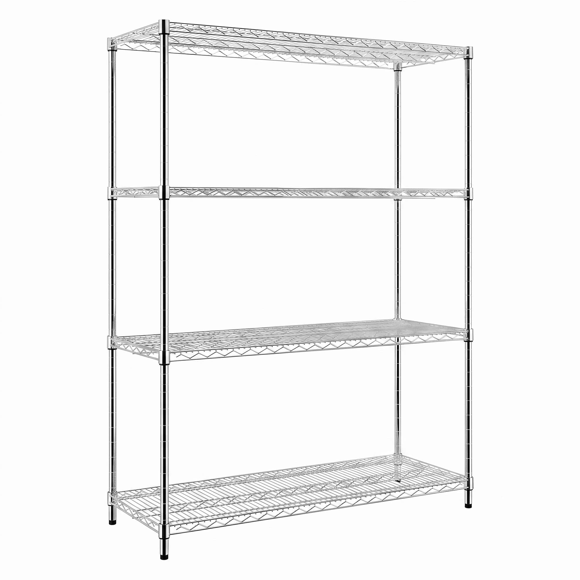 Raft din oțel – 1500 x 450 mm – 4 rafturi – cromat — 4