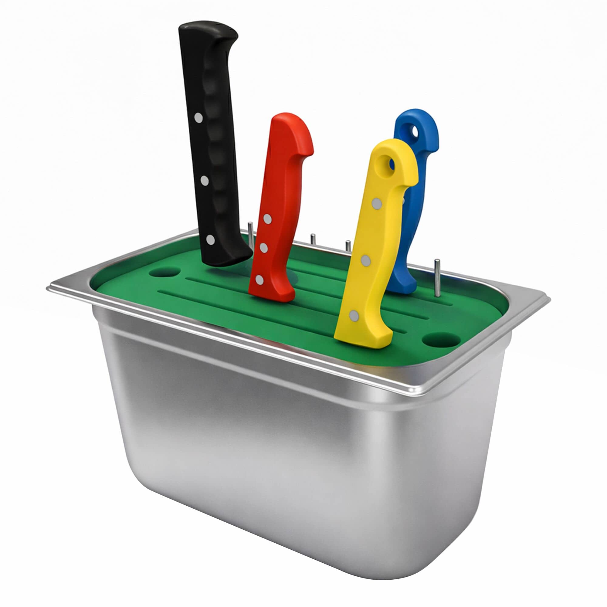 Suport pentru cuțite pentru cuve de sterilizare – compatibil cu GN 1/3 — 8