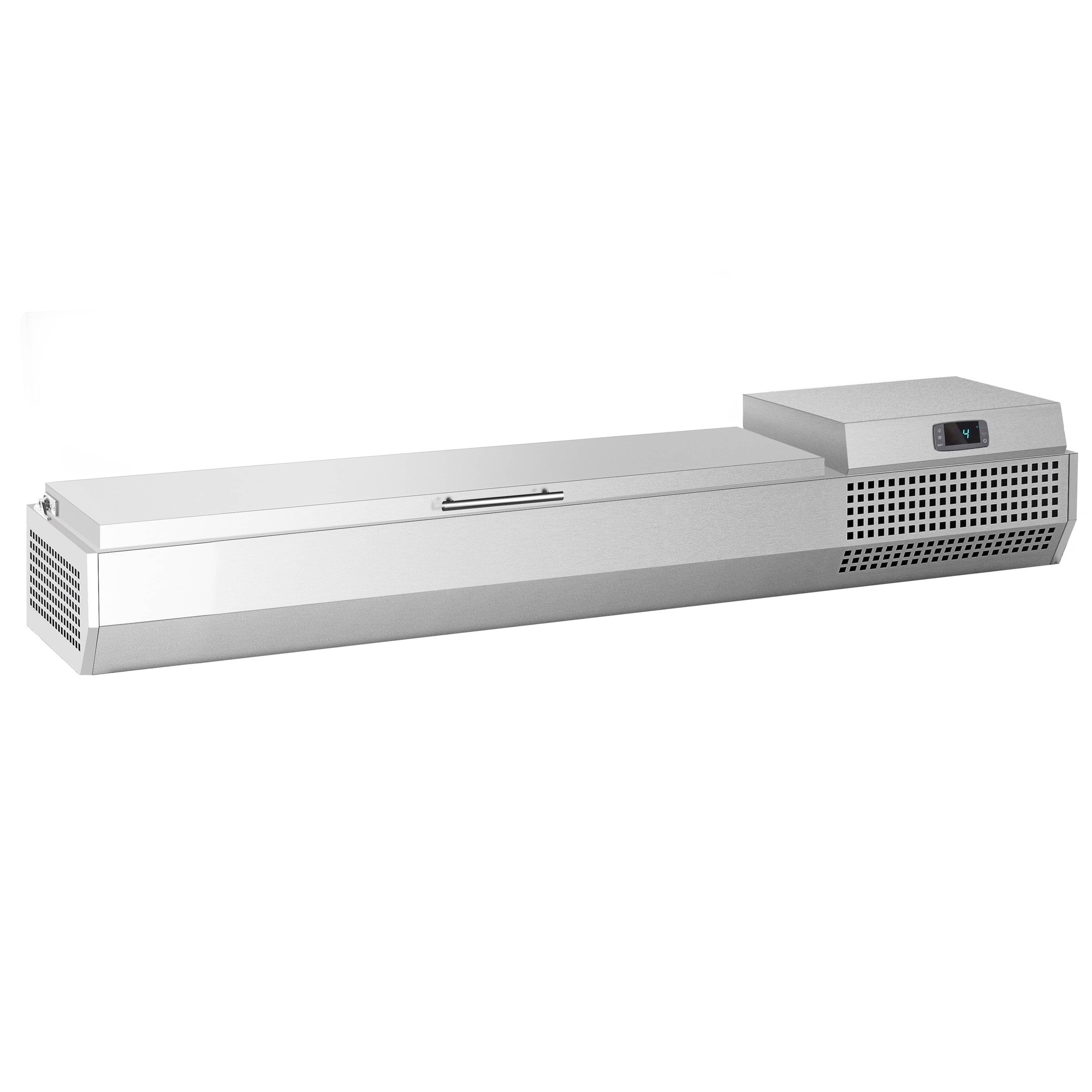 Vitrină frigorifică de ingrediente PREMIUM PLUS - 1328x413 mm - 4x GN 1/3 — 6