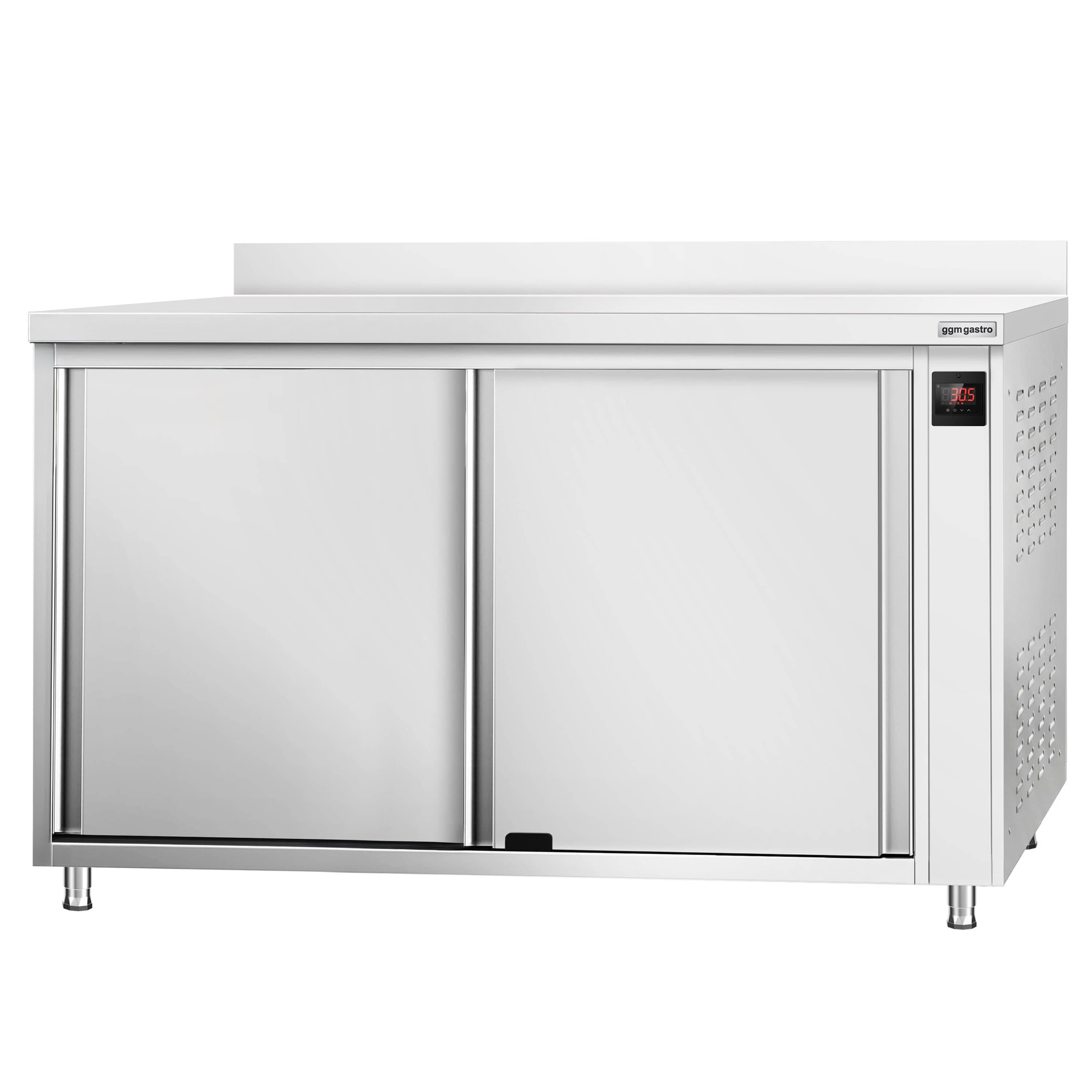 Dulap cald pentru menținerea alimentelor PREMIUM - 1,5 kW - cu uși glisante din sticlă - 1400x700x970 mm — 7