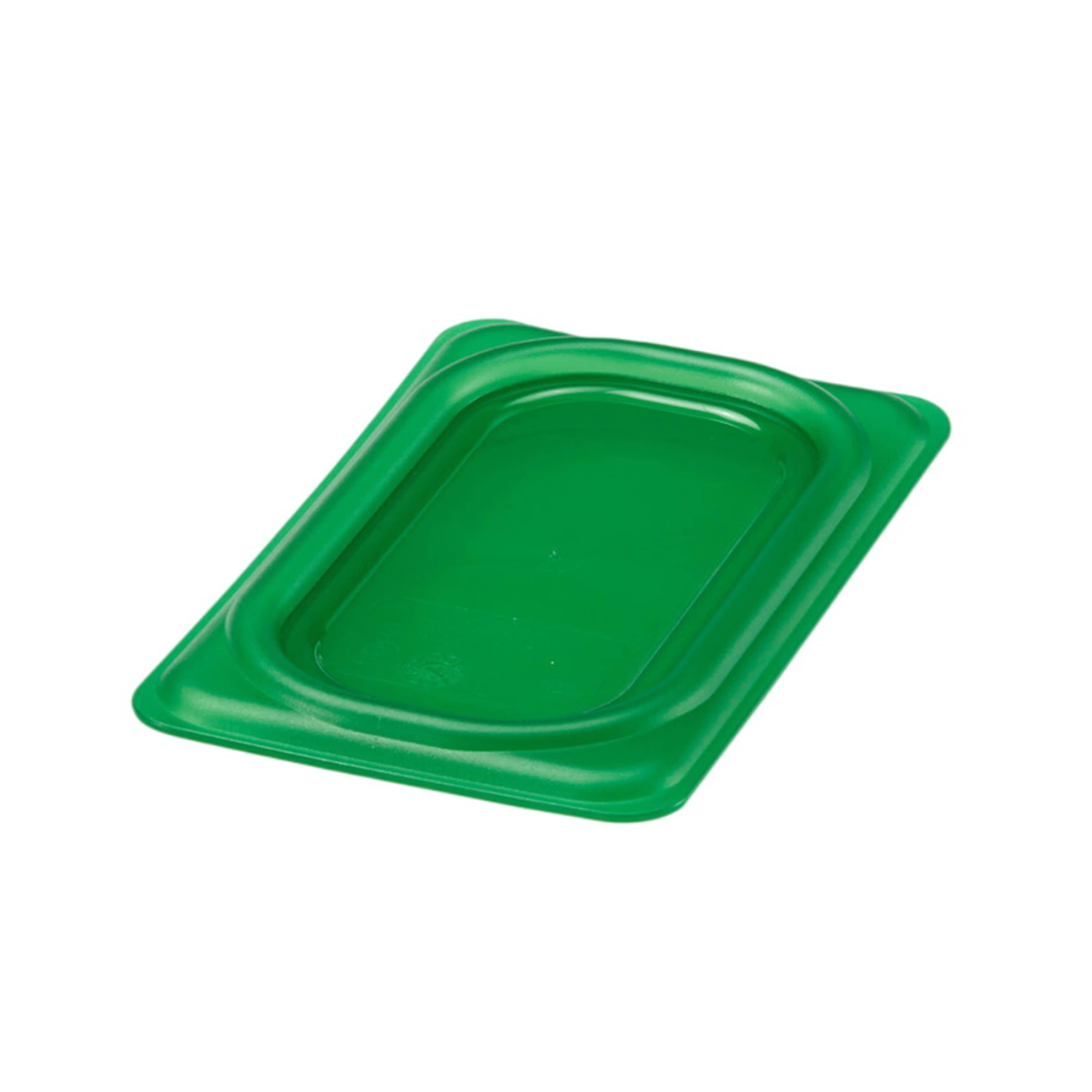 (6 bucăți) CAMBRO | SafeTrak - Capac din polipropilenă GN 1/9 - Verde — 4