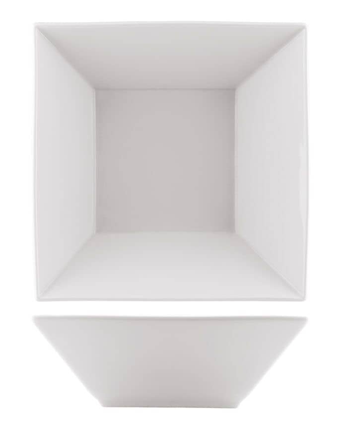 (6 bucăți) MAYA - Bol pentru desert/salată - 200 x 200 mm - Alb — 4