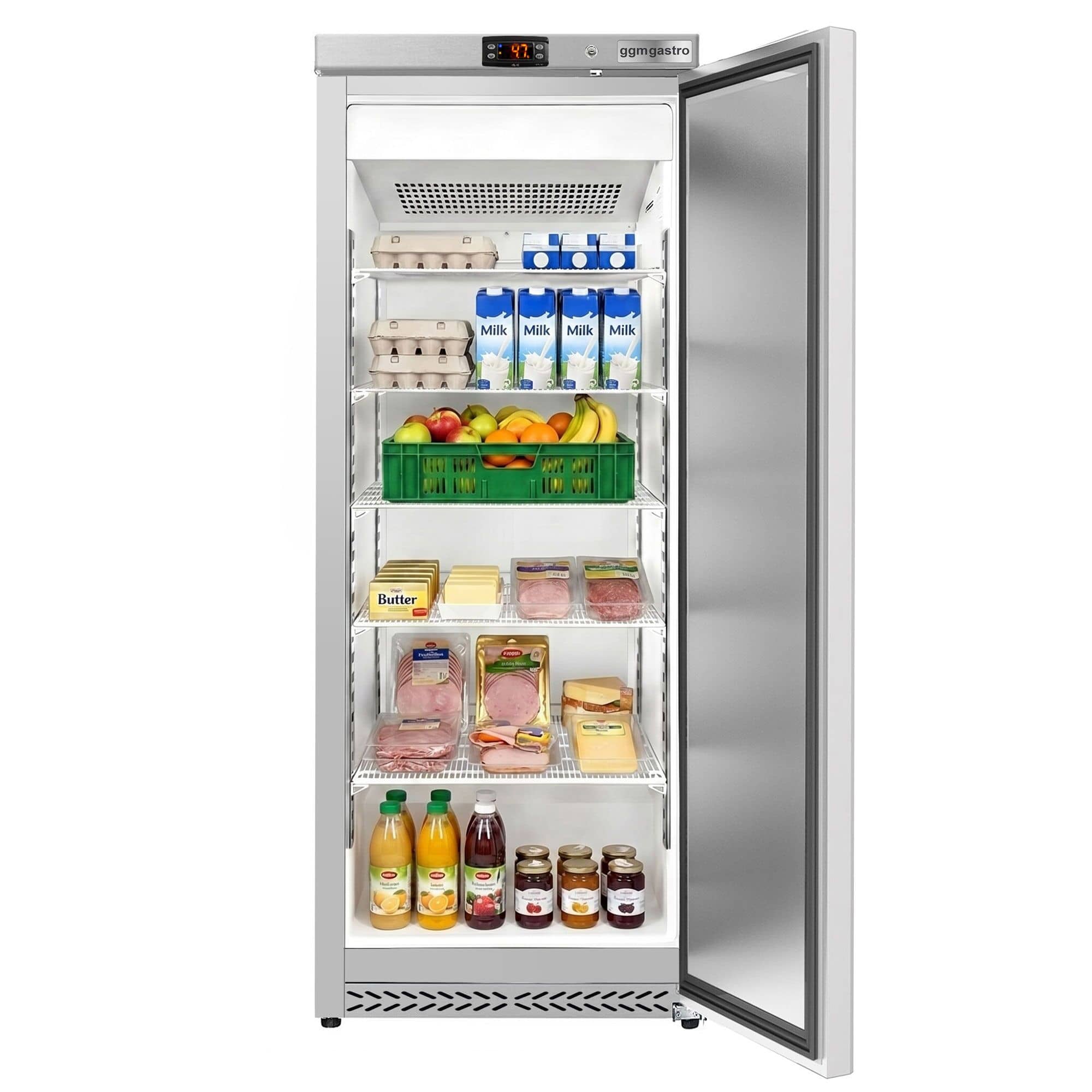 Frigider de depozitare din oțel inoxidabil ECO – 400 de litri – cu o ușă — 7