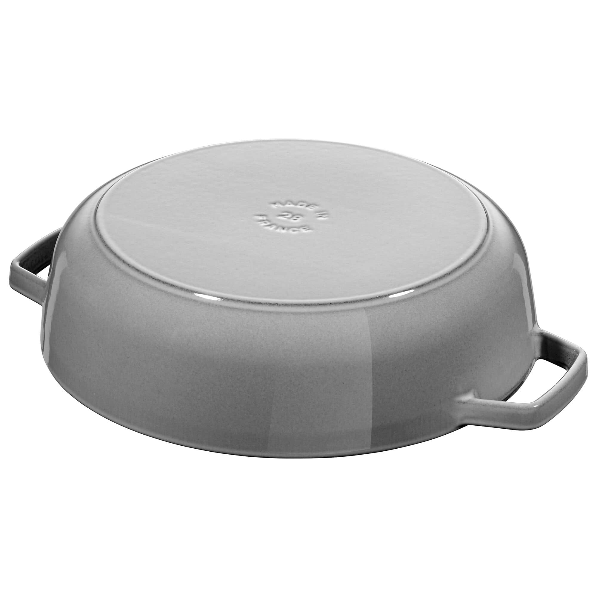 PRAF | BRAISERS - Prăjitor cu structură Chistera Drop - 280 mm - Fontă - Gri grafit — 4