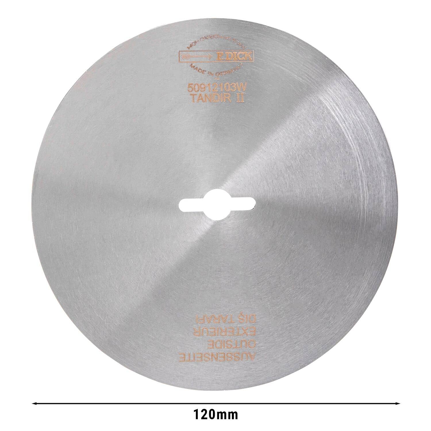 F. DICK® | lamă de tăiere - Ø120mm - netedă - pentru TANDIR II - 120mm — 3