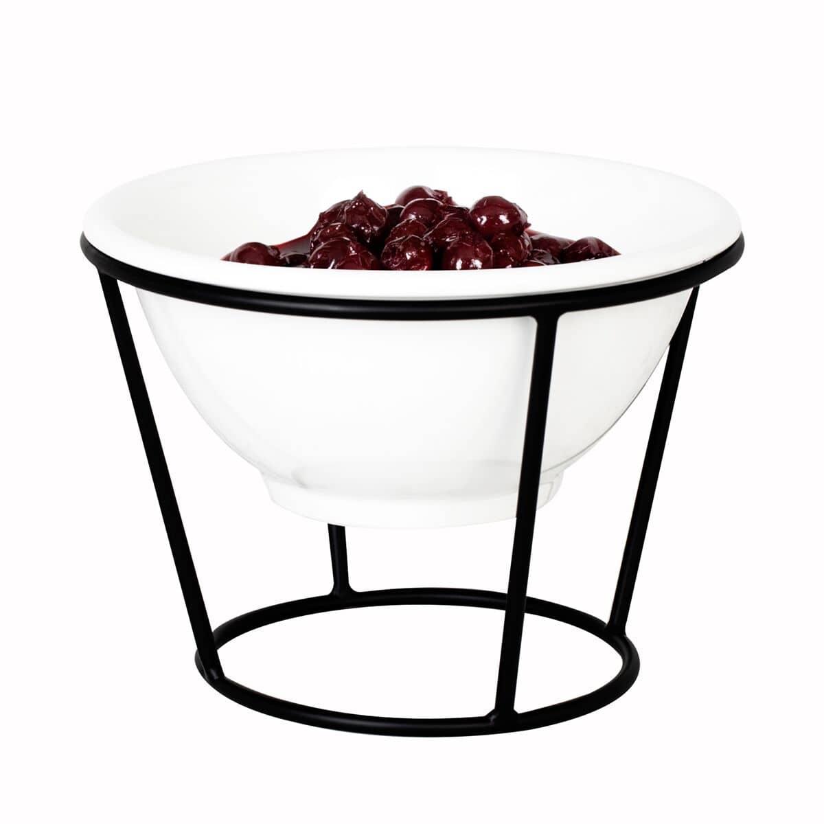 Etajieră / Suport pentru bufet – Negru – incl. 1 tavă din melamină – rotundă — 4