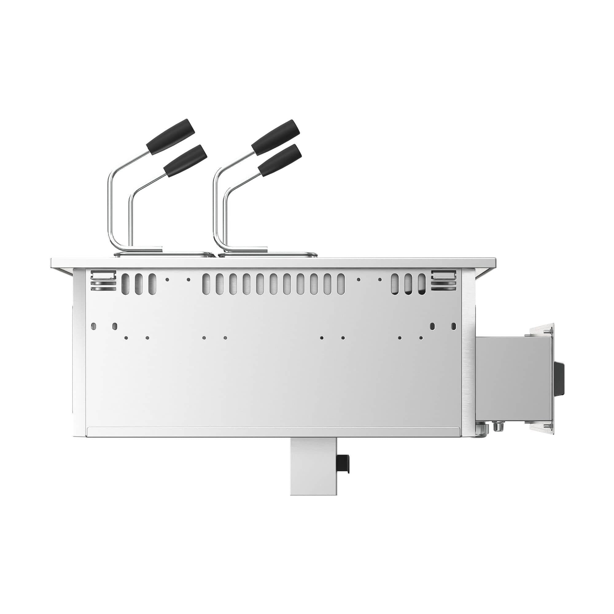 Fierbător electric de paste pentru montare încorporată – 13 litri – 7,5 kW – cu robinet de scurgere – include 3 coșuri — 7