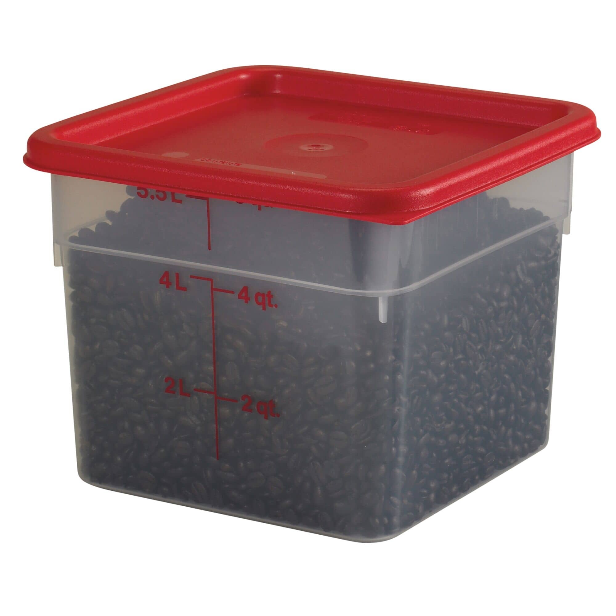(6 bucăți) CAMBRO | CAMSQUARES® - Recipient - 5.7 litri - Transparent — 7