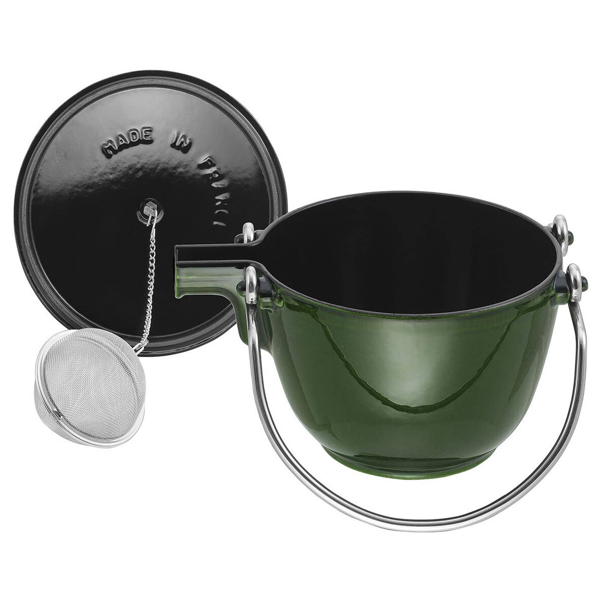 STAUB | SPECIALITIES - Ceainic - 1.1 litru - Fonta - Verde busuioc — 5