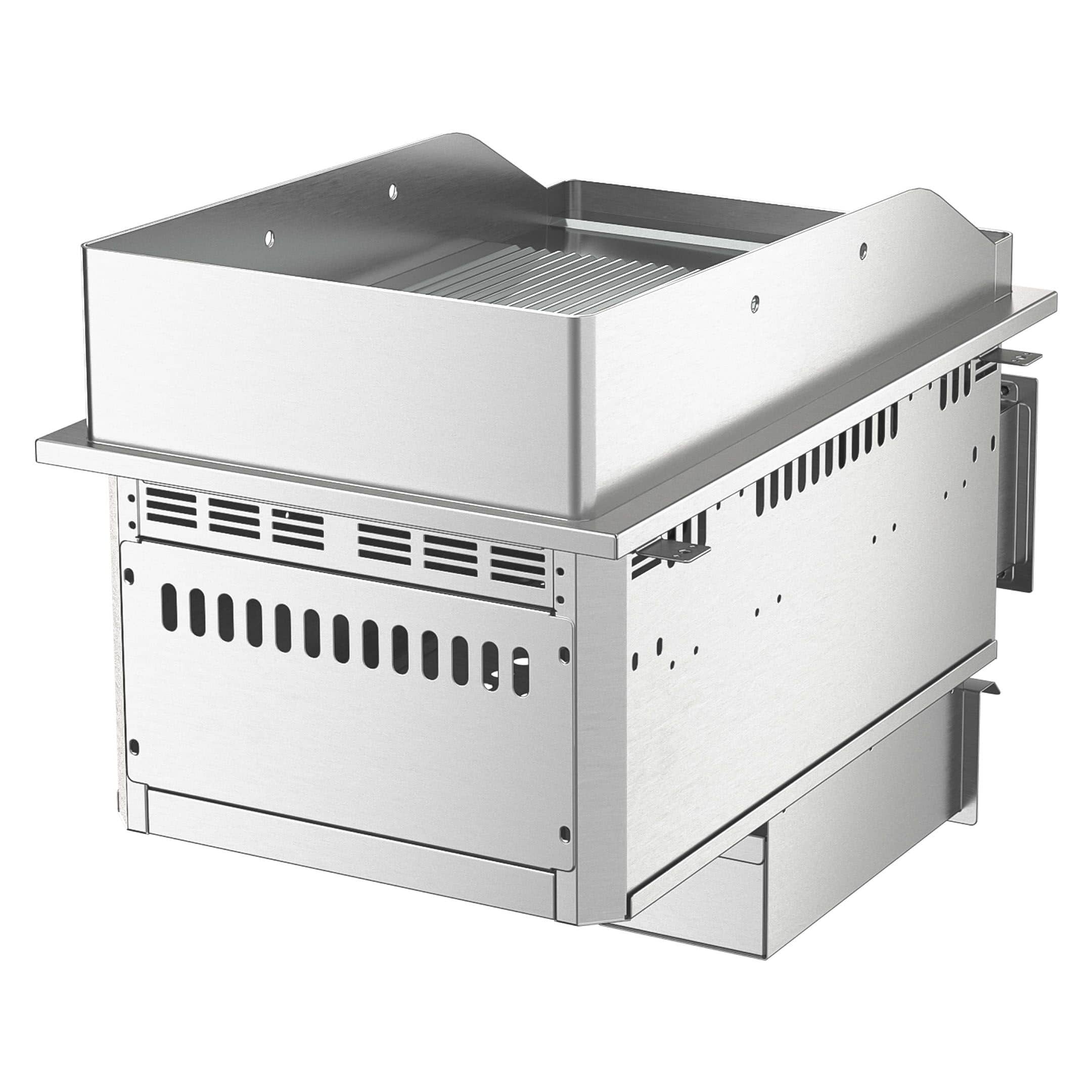 Plită de gătit electrică de încastrat – 4,5 kW – cu caneluri – suprafață de gătit: 344 x 484 mm — 6