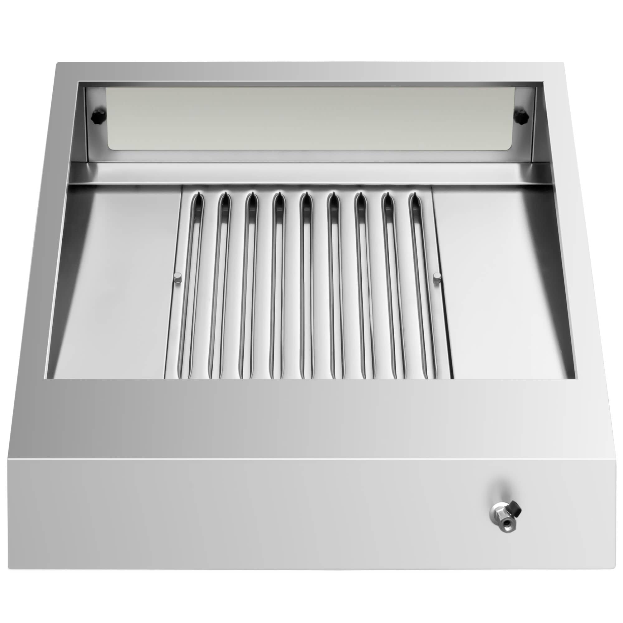 Hotă de perete - Lungime 800 mm - adâncime 700 mm - filtre labirint și iluminare — 6