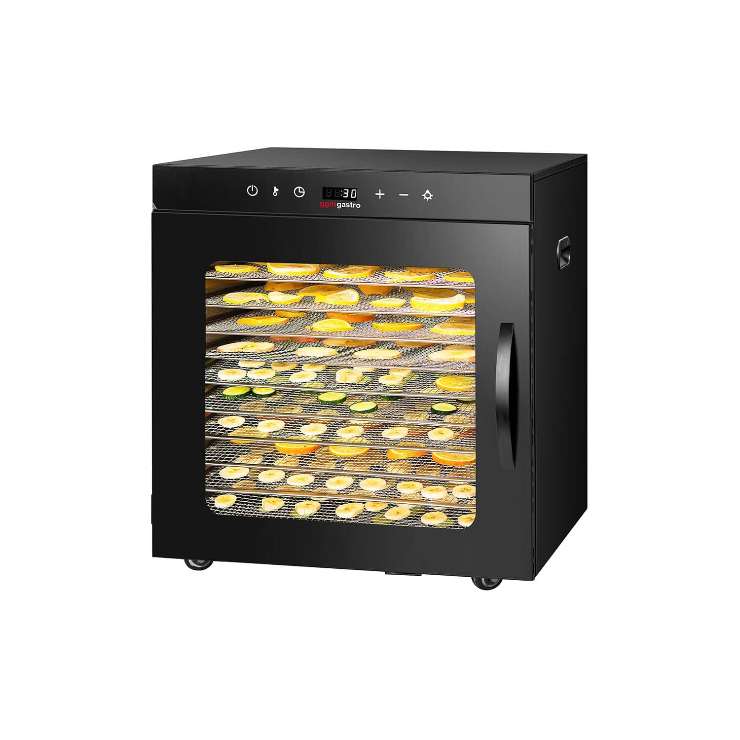 Deshidrator alimentar - inclusiv 10 tăvi de uscare - oțel inoxidabil - 800 W — 2