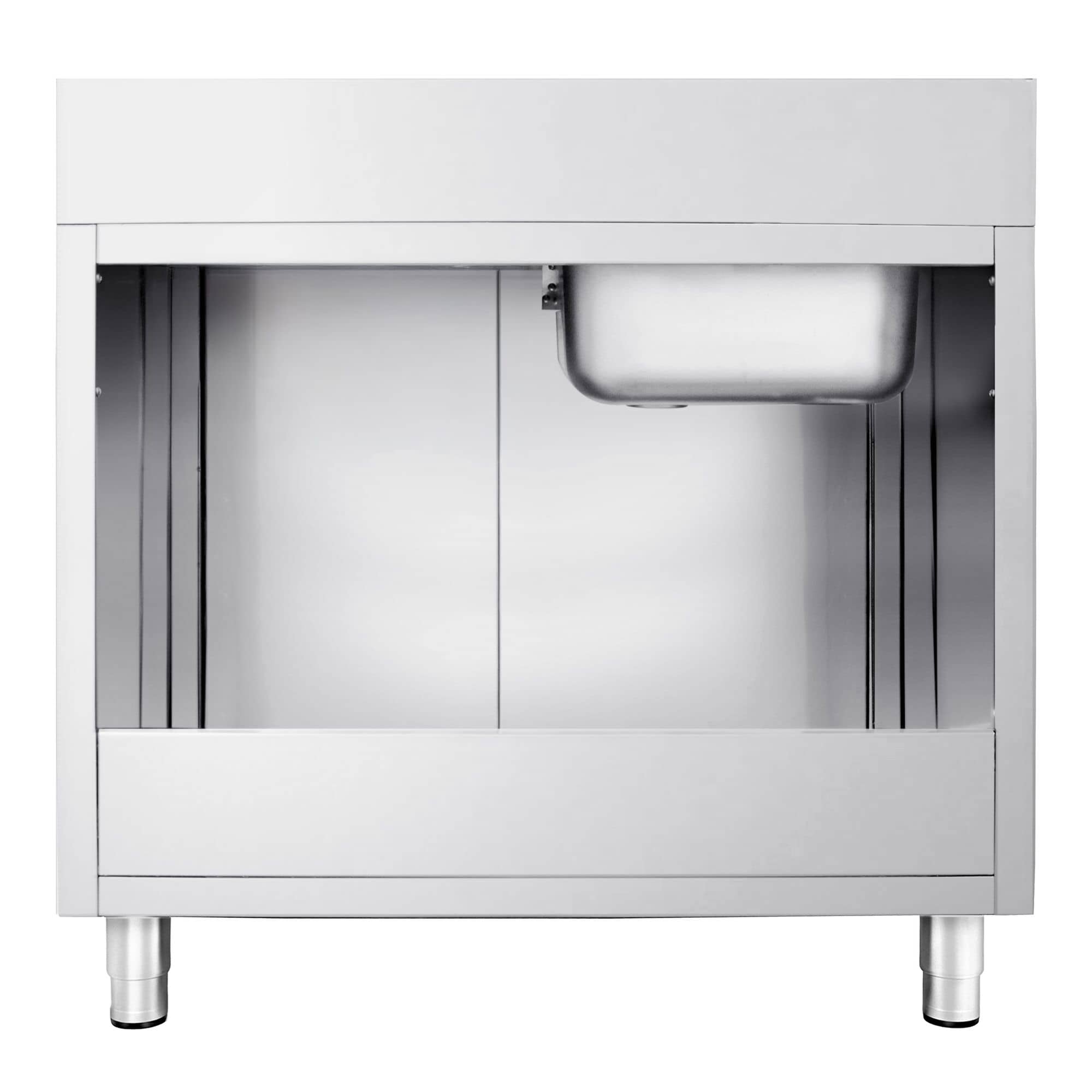 Chiuvetă tip dulap PREMIUM – 1200 x 600 mm – cu o cuvă pe partea stângă — 7