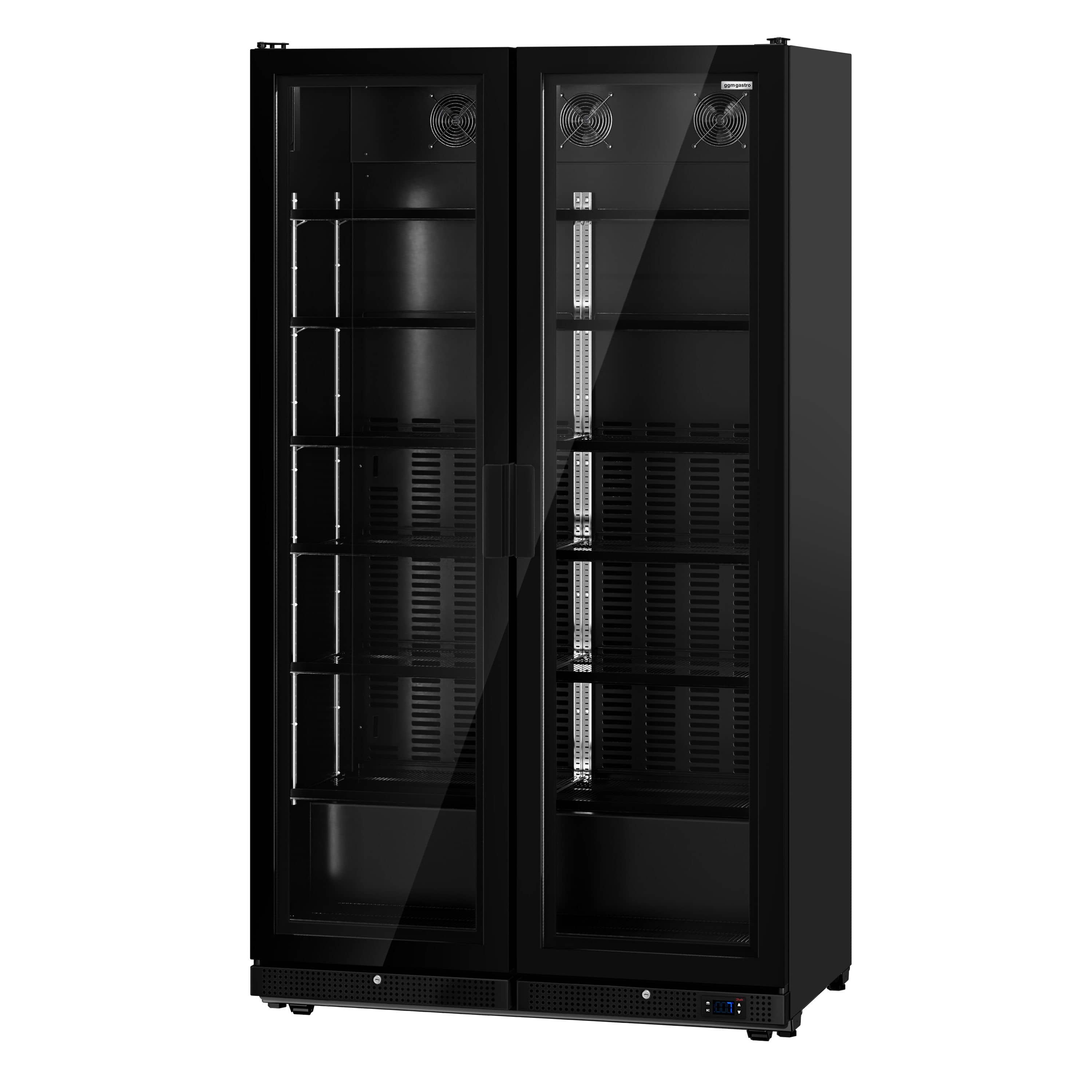 Frigider pentru băuturi – 1230 litri – design fără ramă – cu 2 uși din sticlă — 8