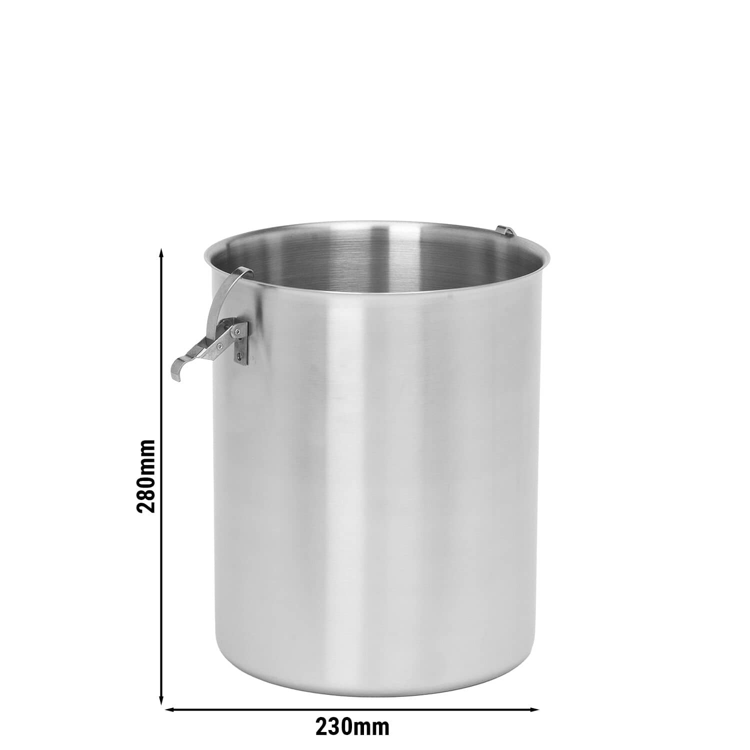 Recipient din oțel inoxidabil pentru dozator de sosuri – 10 litri — 3