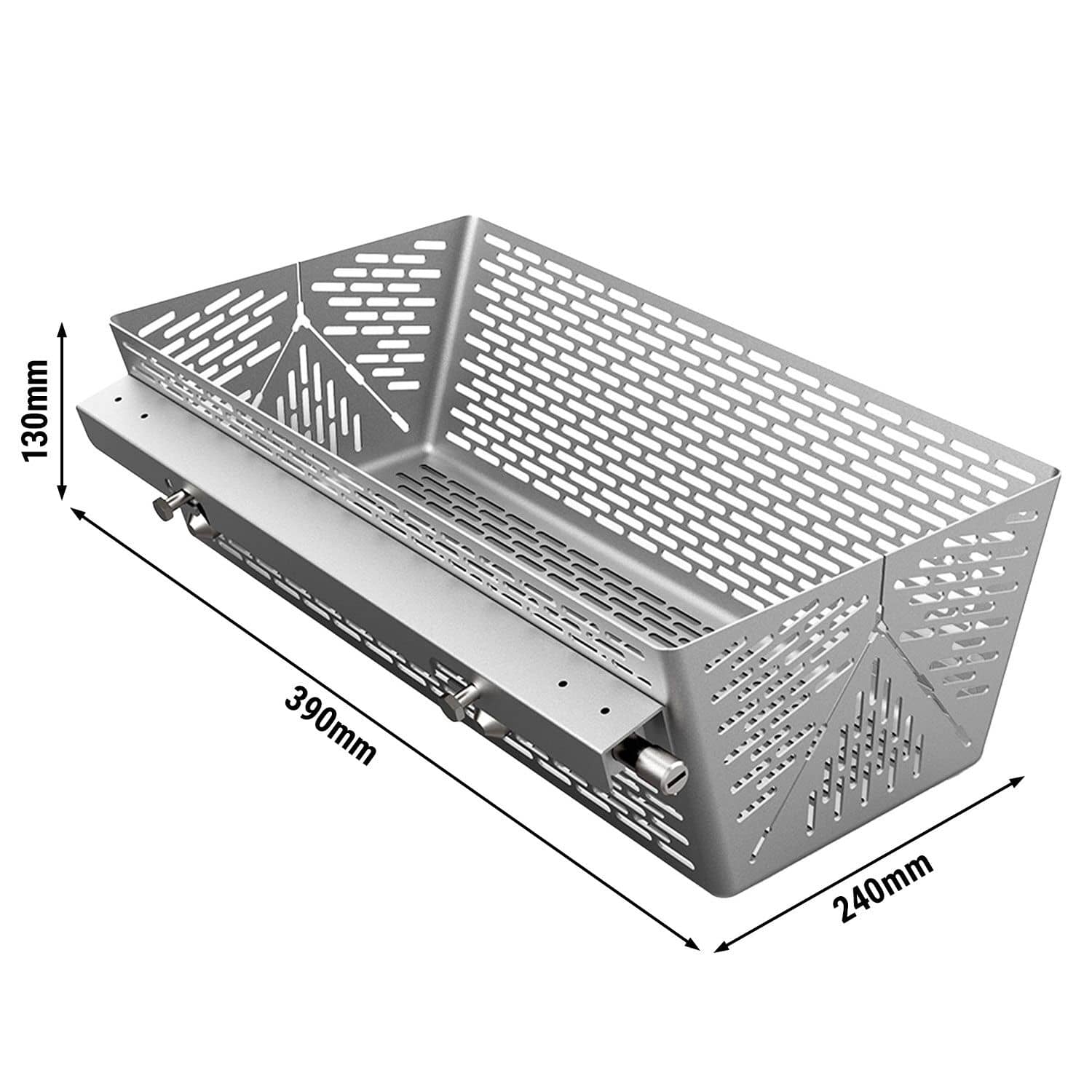 Coș exterior din oțel inoxidabil - compatibil cu friteuza cu aer cald HLFV300N — 3