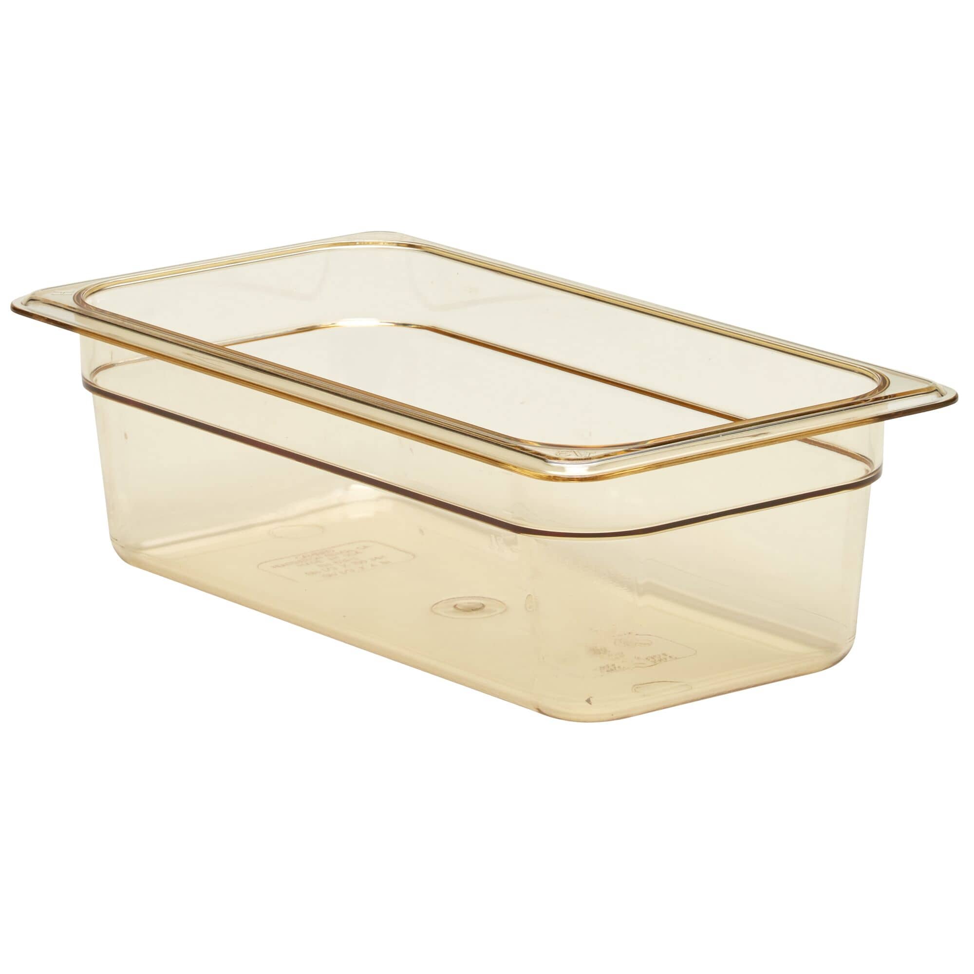 (6 bucăți) CAMBRO | H-PAN™ Recipiente GN rezistente la căldură 1/3 - Chihlimbar - Adâncime 100 mm — 4