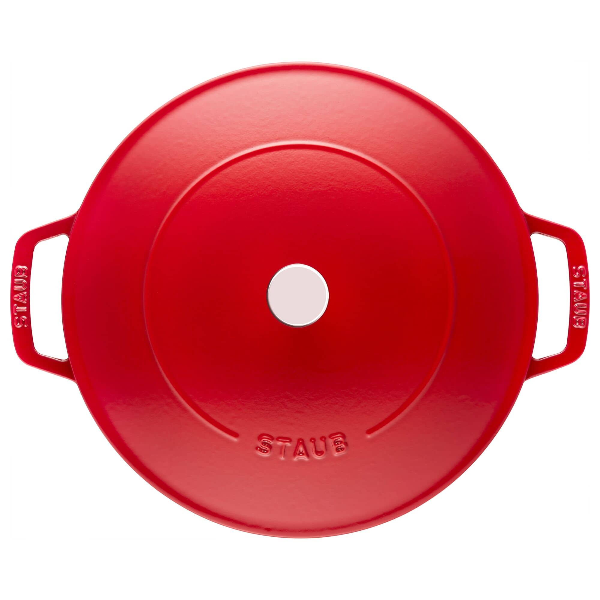 PRAF | BRAISERS - Prăjitor cu structură de picătură Chistera - 240 mm - Fontă - Roșu cireș — 2