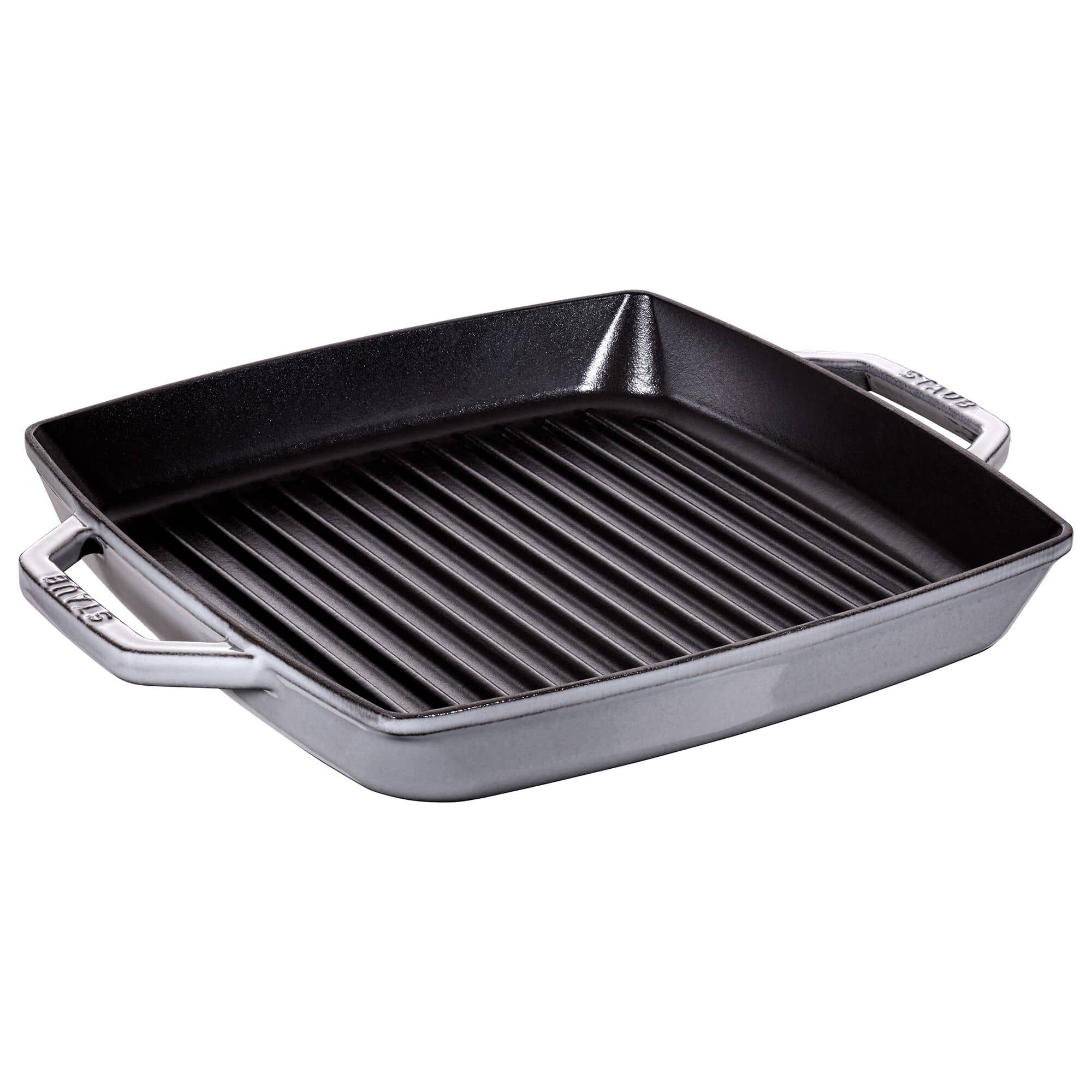 PRAF | GRIL PANS - Tigaie grill - 280x280mm - fonta - gri grafit — 2