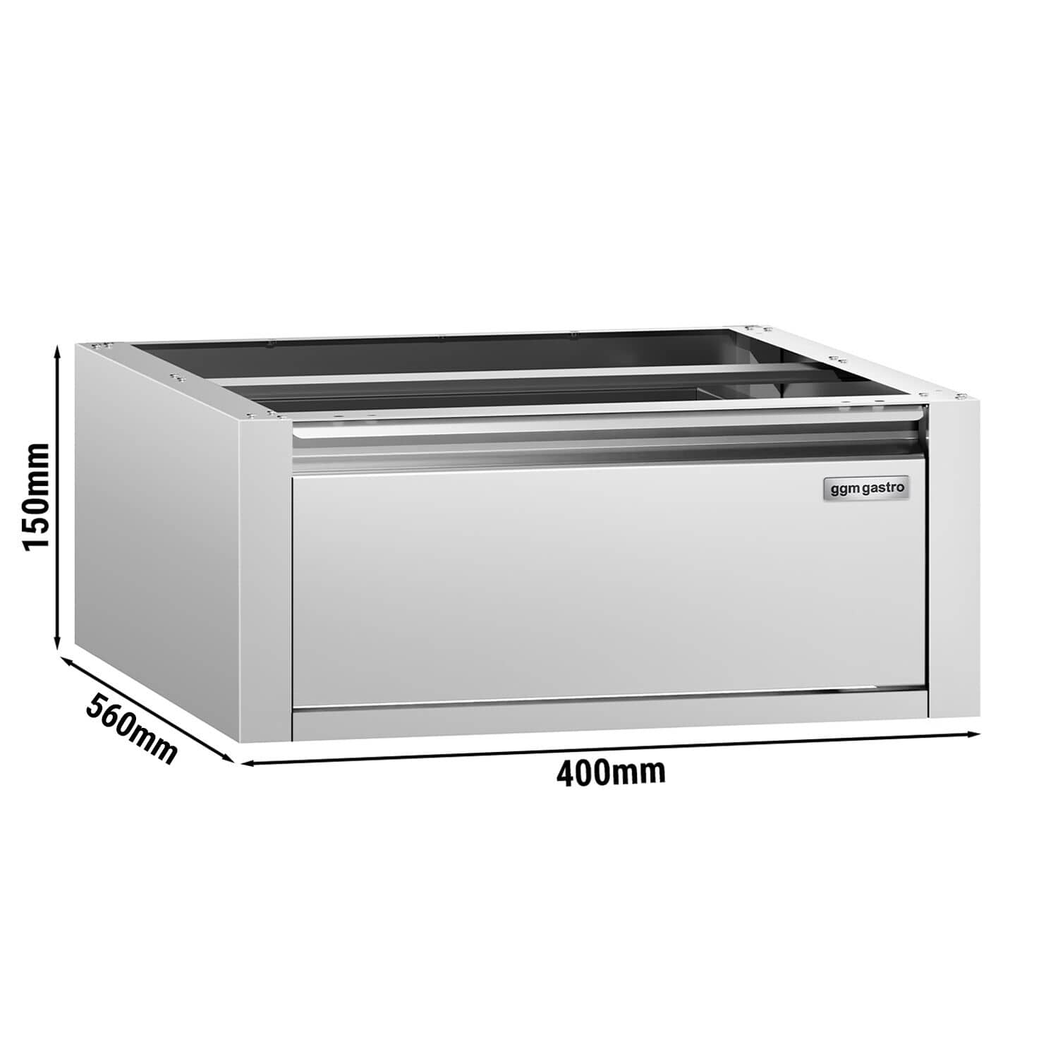 Bloc de sertare PREMIUM - 1 sertar - modul inferior 400x560 mm - pentru ATK adâncime 600 mm — 3
