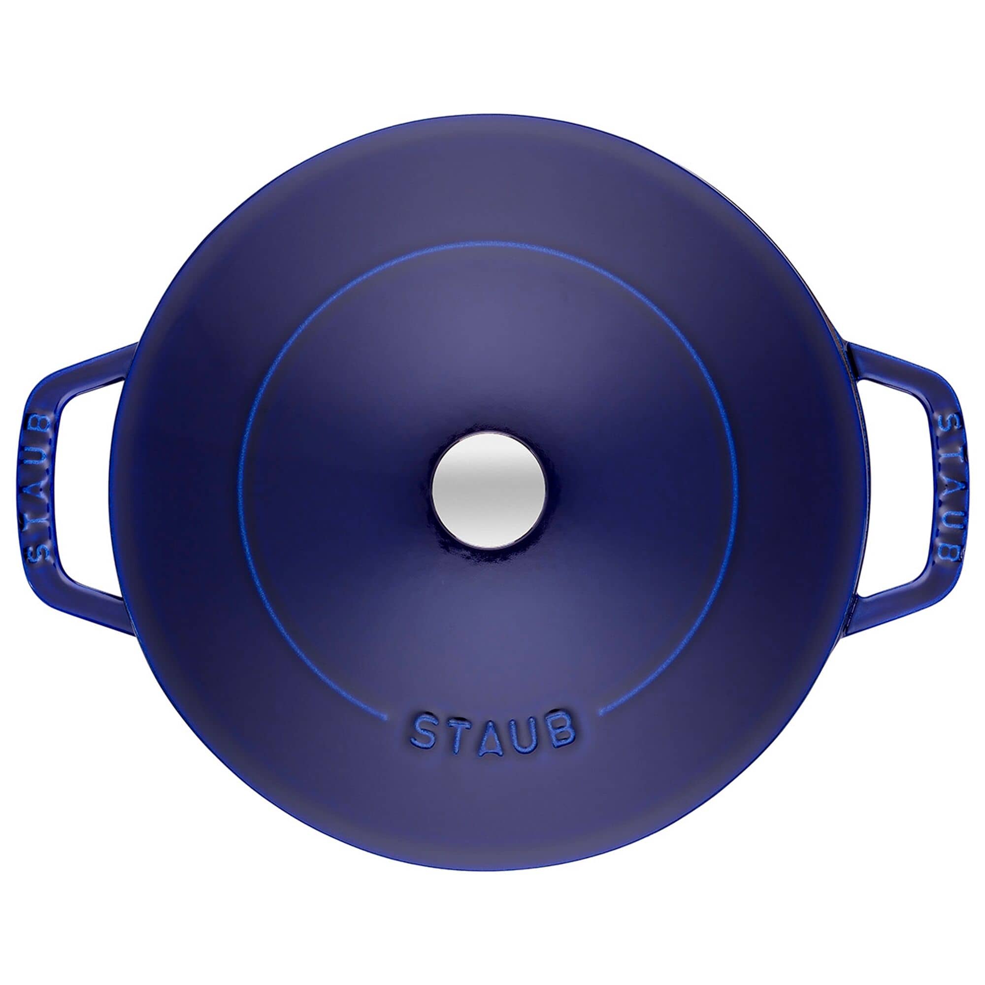 PRAF | BRAISERS - Prăjitor cu structură Chistera Drop - 280 mm - Fontă - Albastru închis — 6