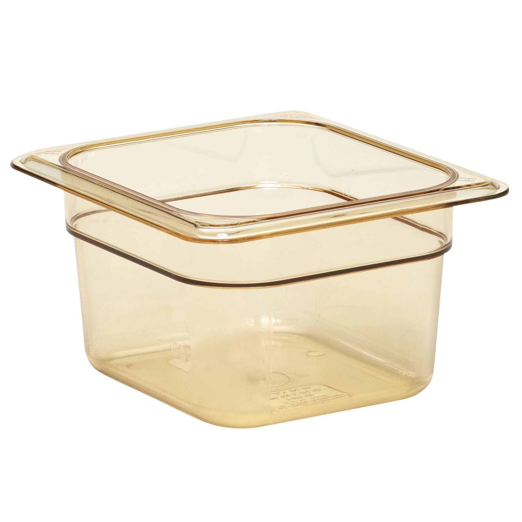 (6 bucăți) CAMBRO | H-PAN™ Recipiente GN rezistente la căldură 1/6 - Ambra - Adâncime 100 mm — 4